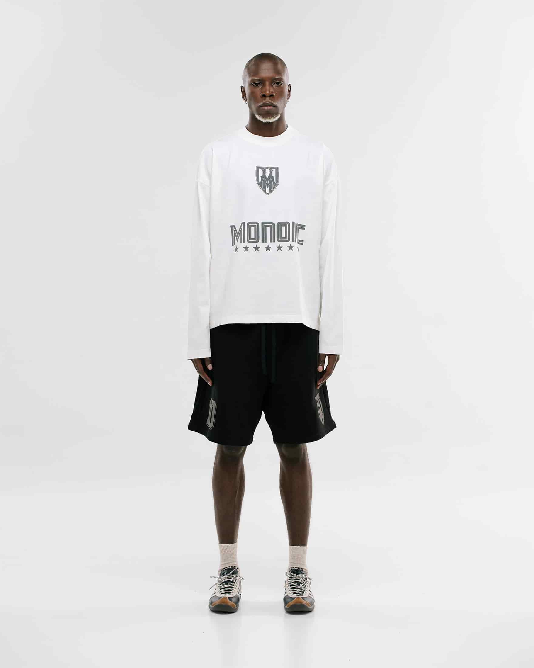 Camiseta Oversized Shield Long Sleeve - Off White - miniatura 3