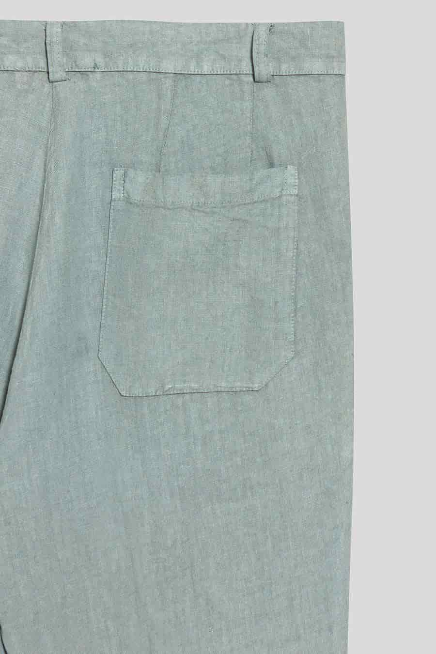Men's linen pants grey donato - miniatura 6