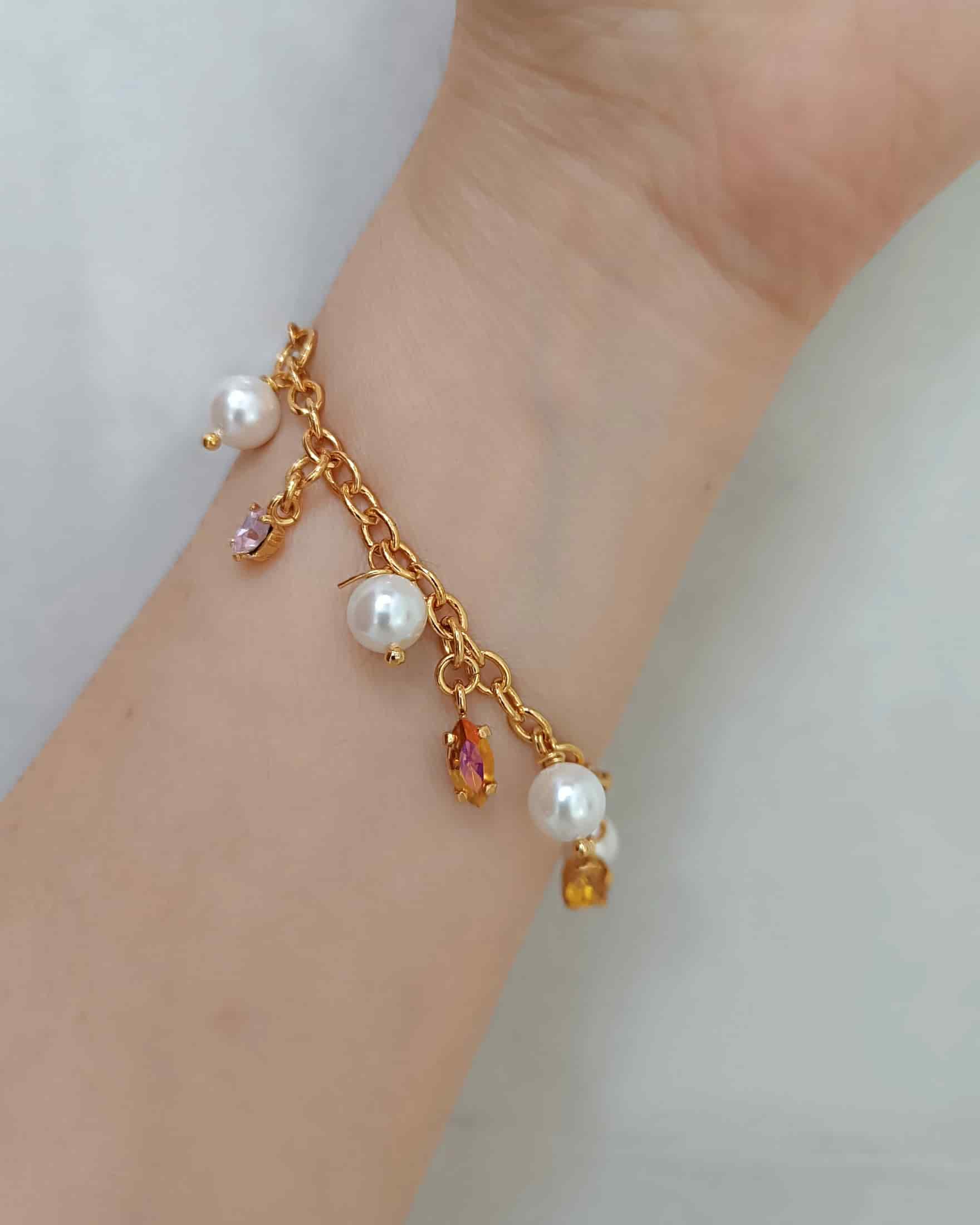 Brazalete en filigrana con colgantes Nadia - miniatura 3