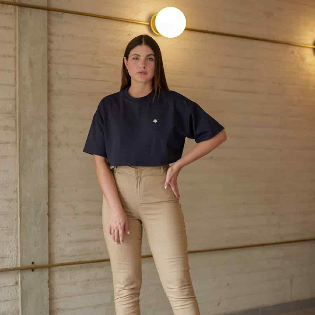 Camiseta Confort Azul Noche - miniatura 5