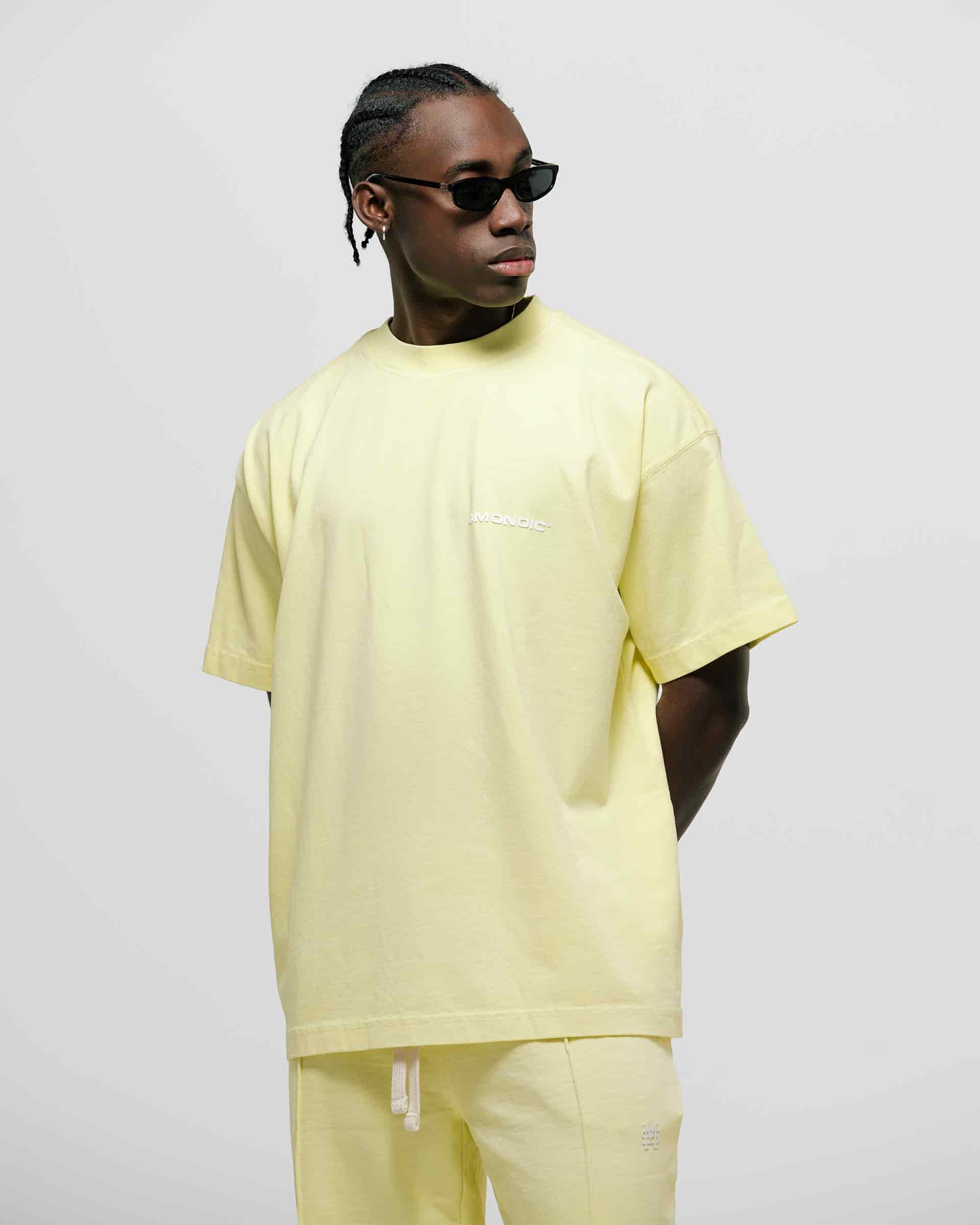 Camiseta Oversized Básica V3 - Amarillo Pastel - miniatura 1