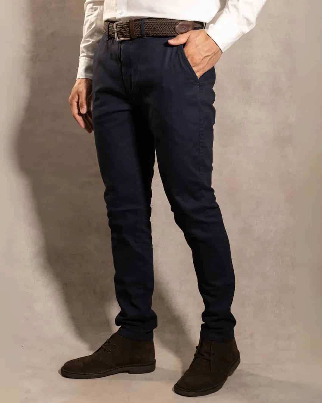 Pantalon Elastico Azul Navy - miniatura 5