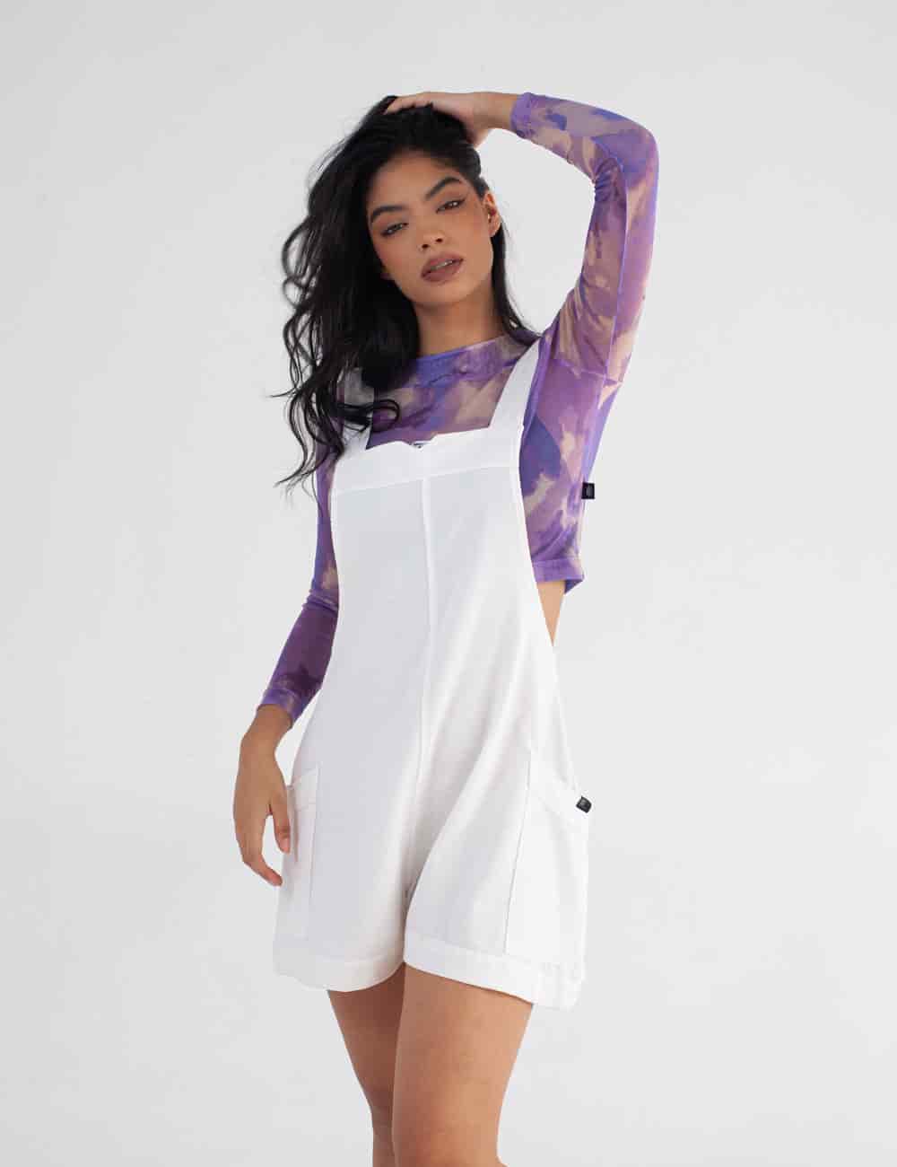 Romper Tirantas Haoma crudo Mujer - miniatura 4