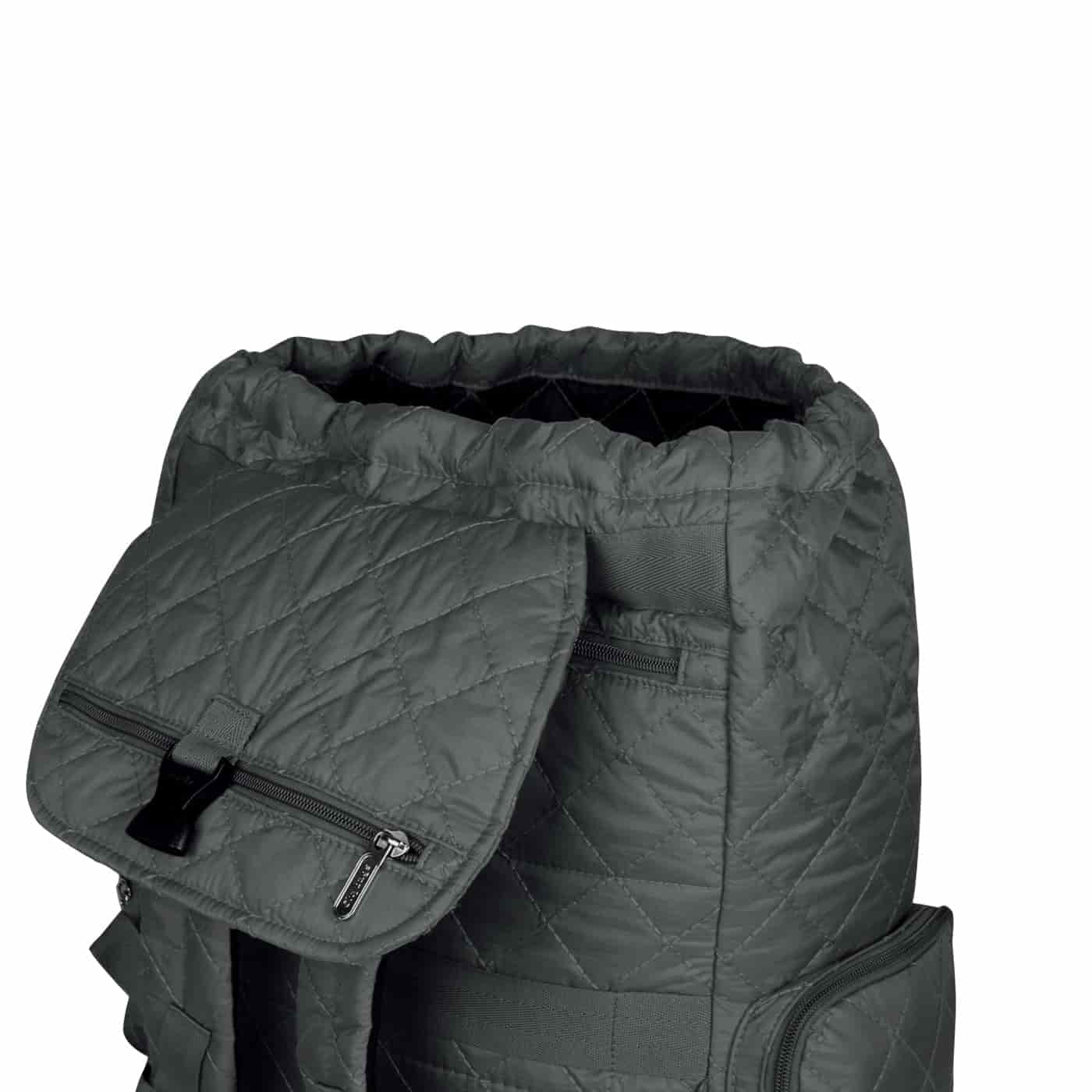 Morral Mochilero Pequeno Puffer Gris - miniatura 8