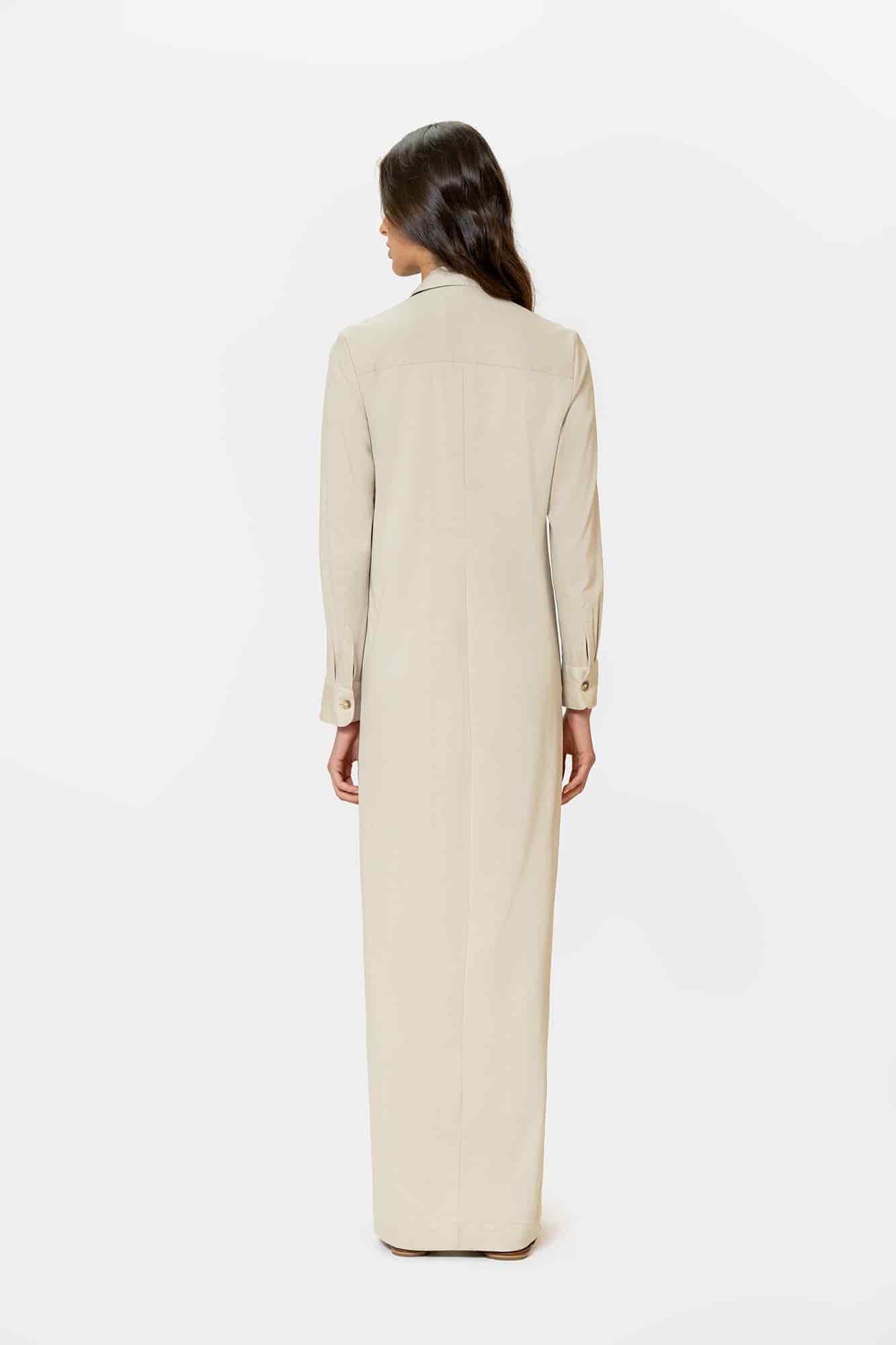Vestido Amelia Beige - miniatura 6