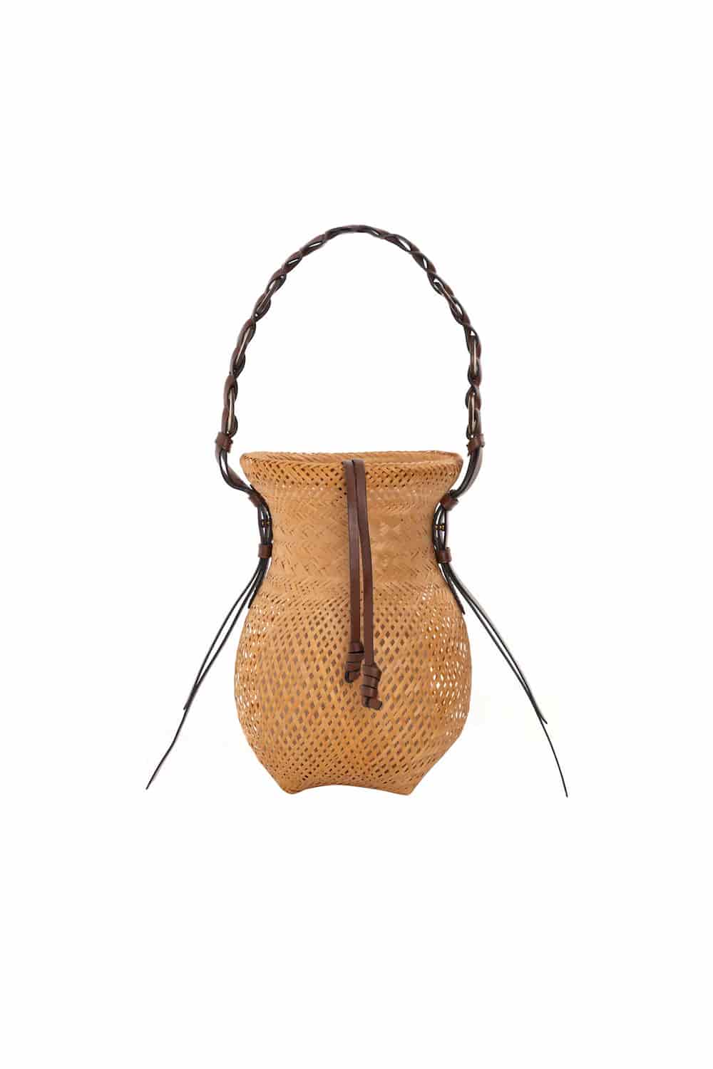 BASKET JARRÓN — NAPA CUOIO - miniatura 1