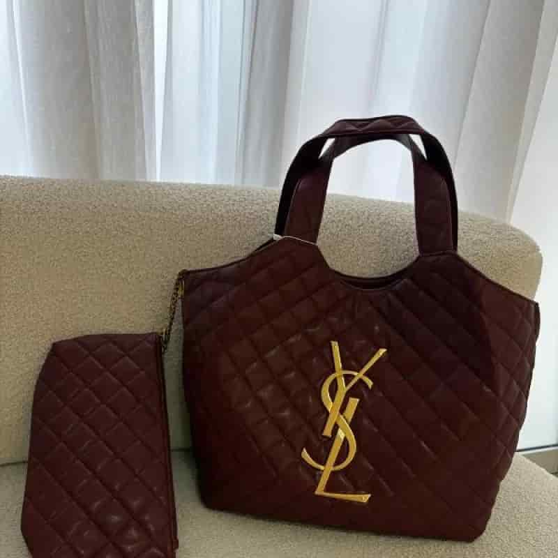 BOLSO YSL VINOTINTO GRANDE - miniatura 3