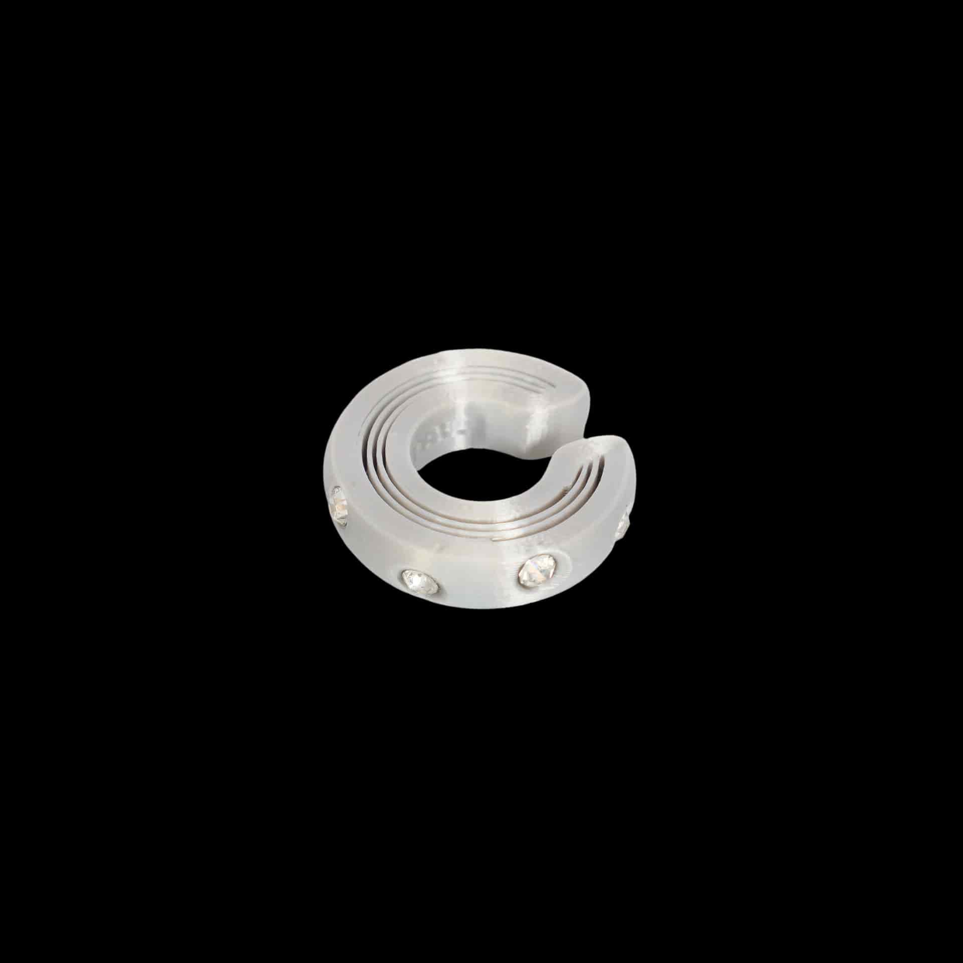 EAR CUFF GRUESO CON CRISTALES X1 - miniatura 5
