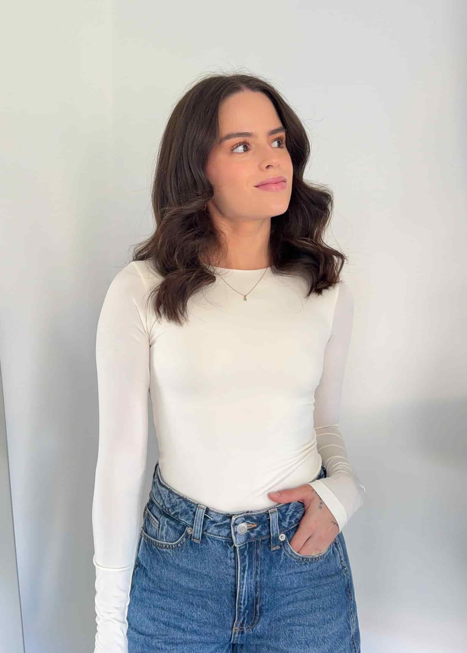 Blusa Hannah Ivory - miniatura 1