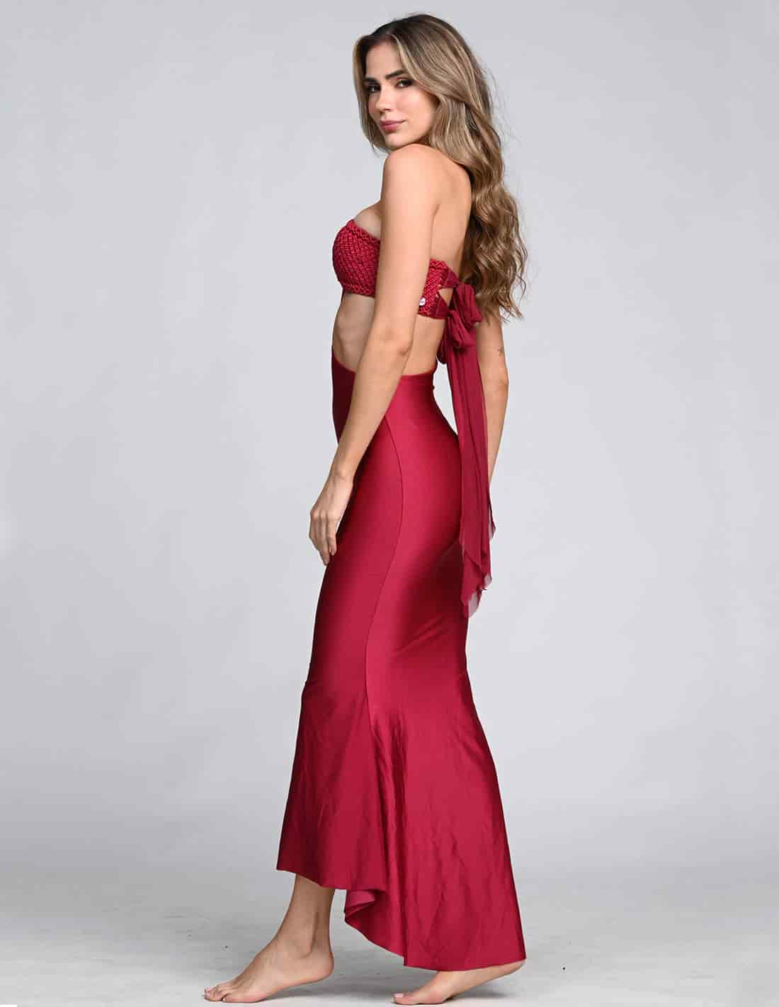 Vestido Kesha Burgundy - miniatura 3