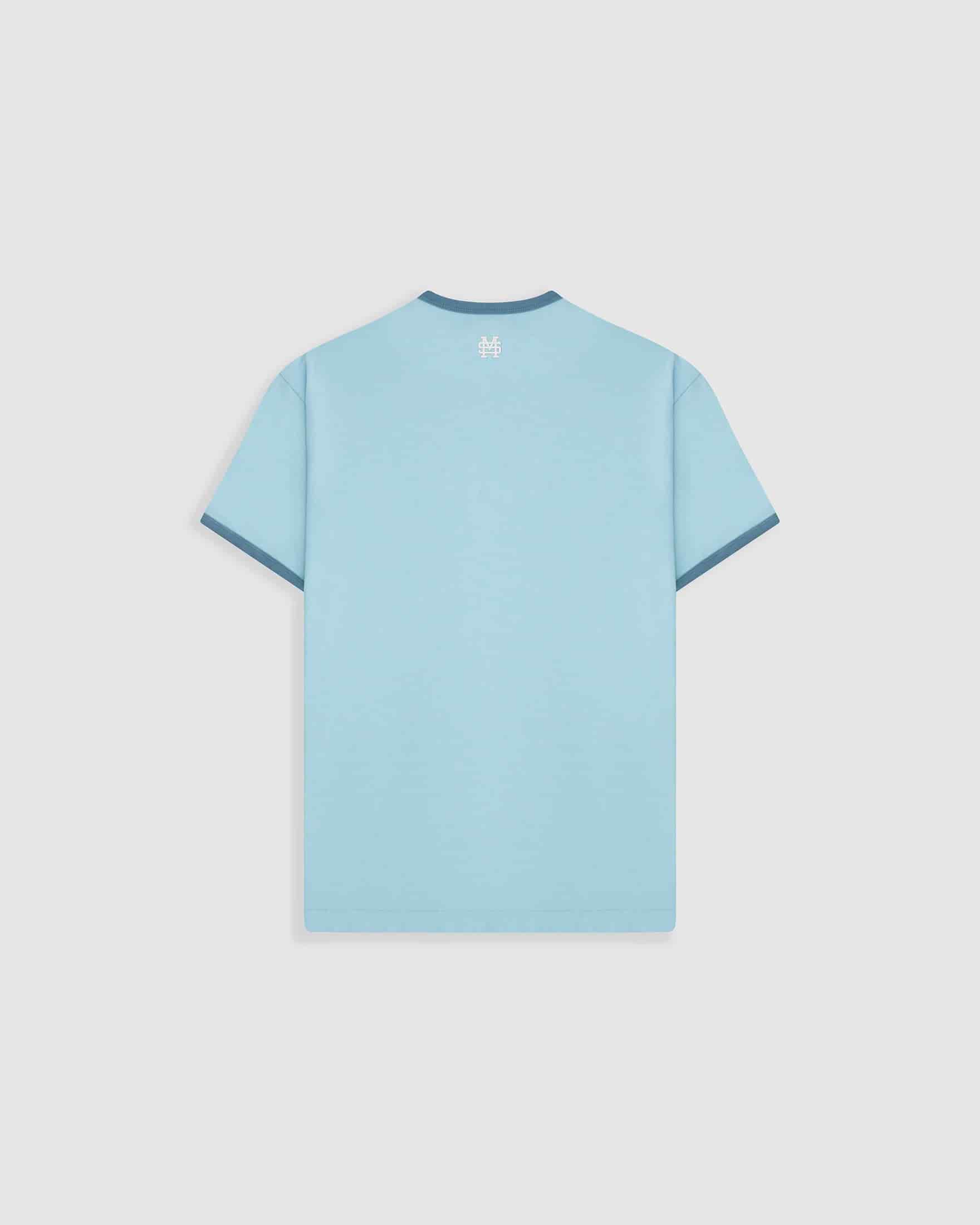 Camiseta Ringer Tee – Azul Cielo - miniatura 2