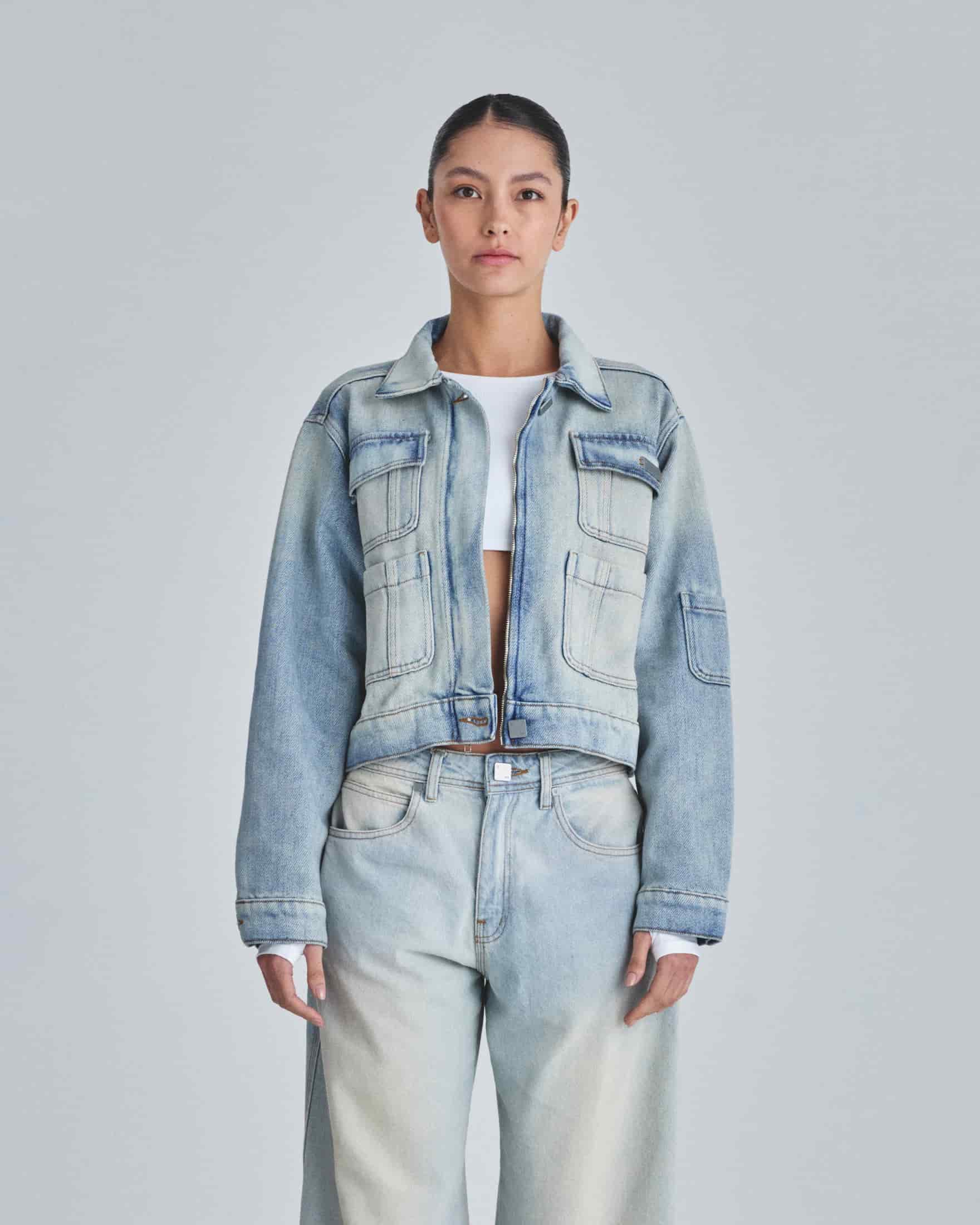 W Line Basic Multipocket Jacket Dirty Ice - miniatura 2