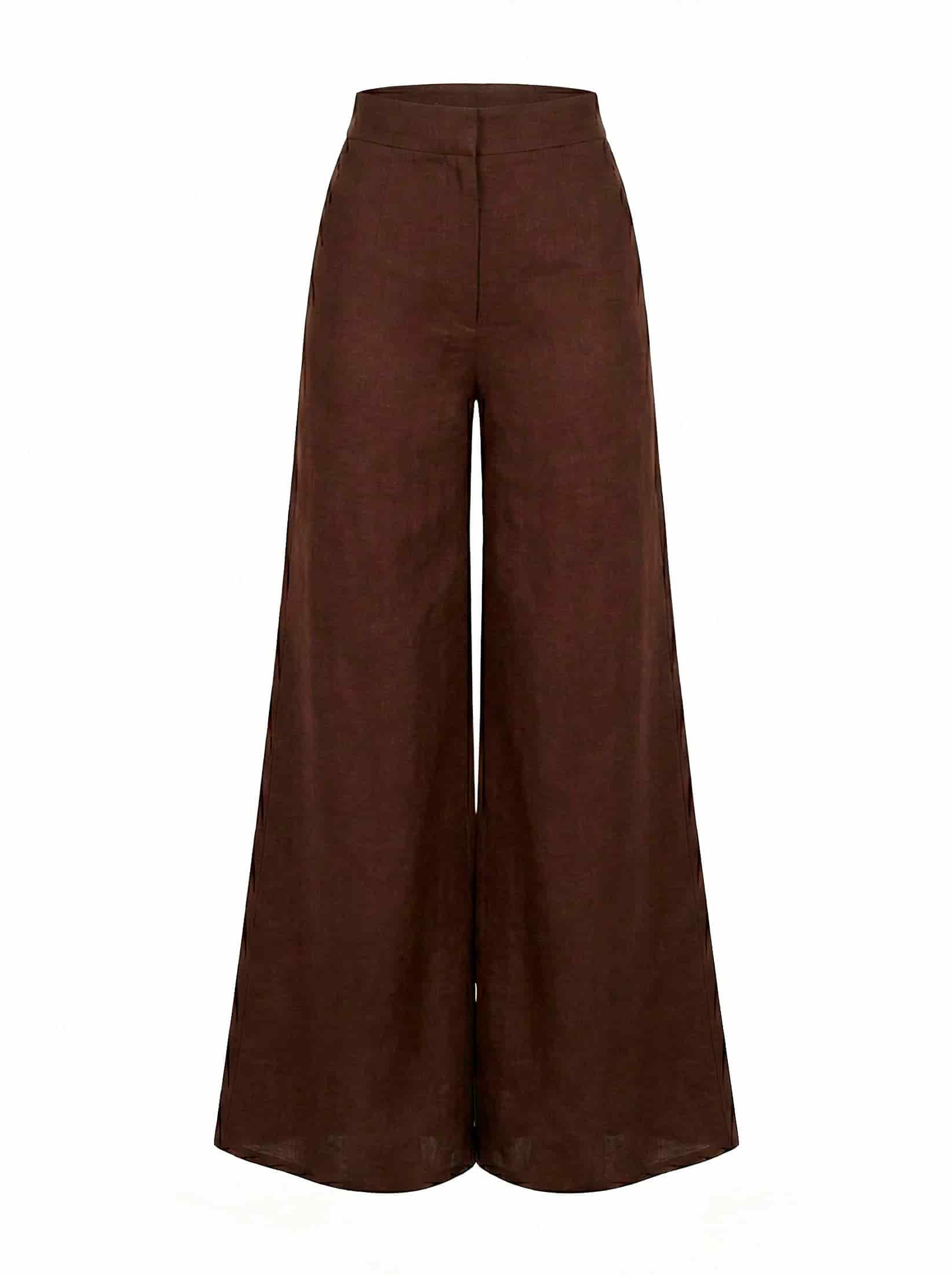 SARABI PANT UMBER BROWN - miniatura 1