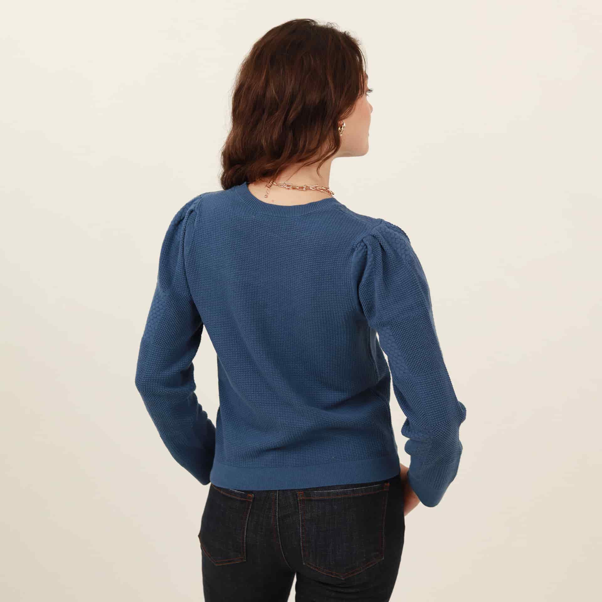 Sweater cuello redondo manga larga en jacquard - miniatura 12