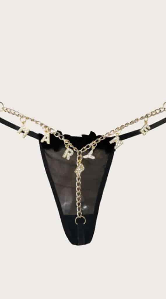 Tanga letras MARRY ME negro SH-922020-NEG-S,MyL - miniatura 3
