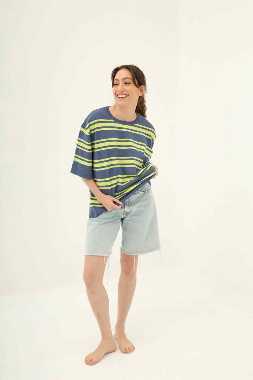 T-shirt Tejida Rayas Biche - miniatura 10
