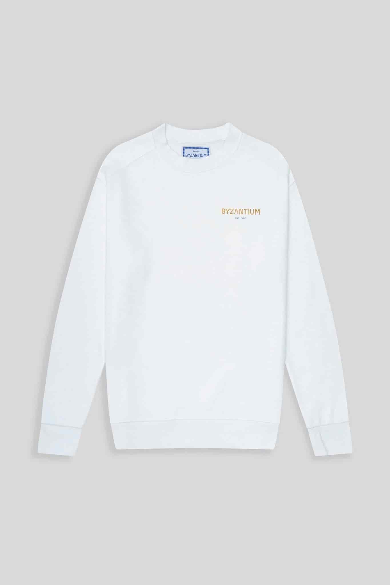 Men's san vitale sweatshirt white - miniatura 3