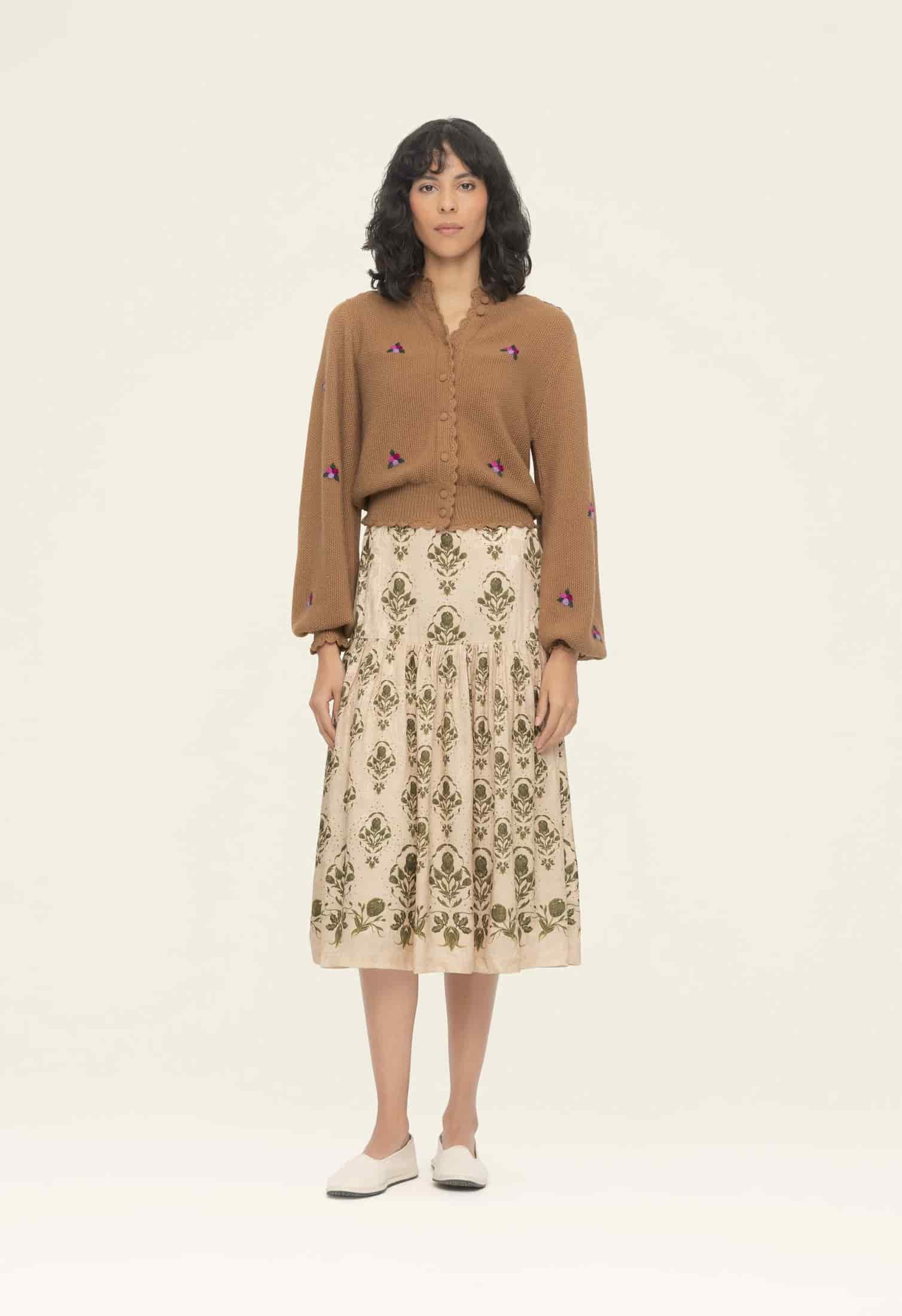 Pradera Brown Cardigan - miniatura 1