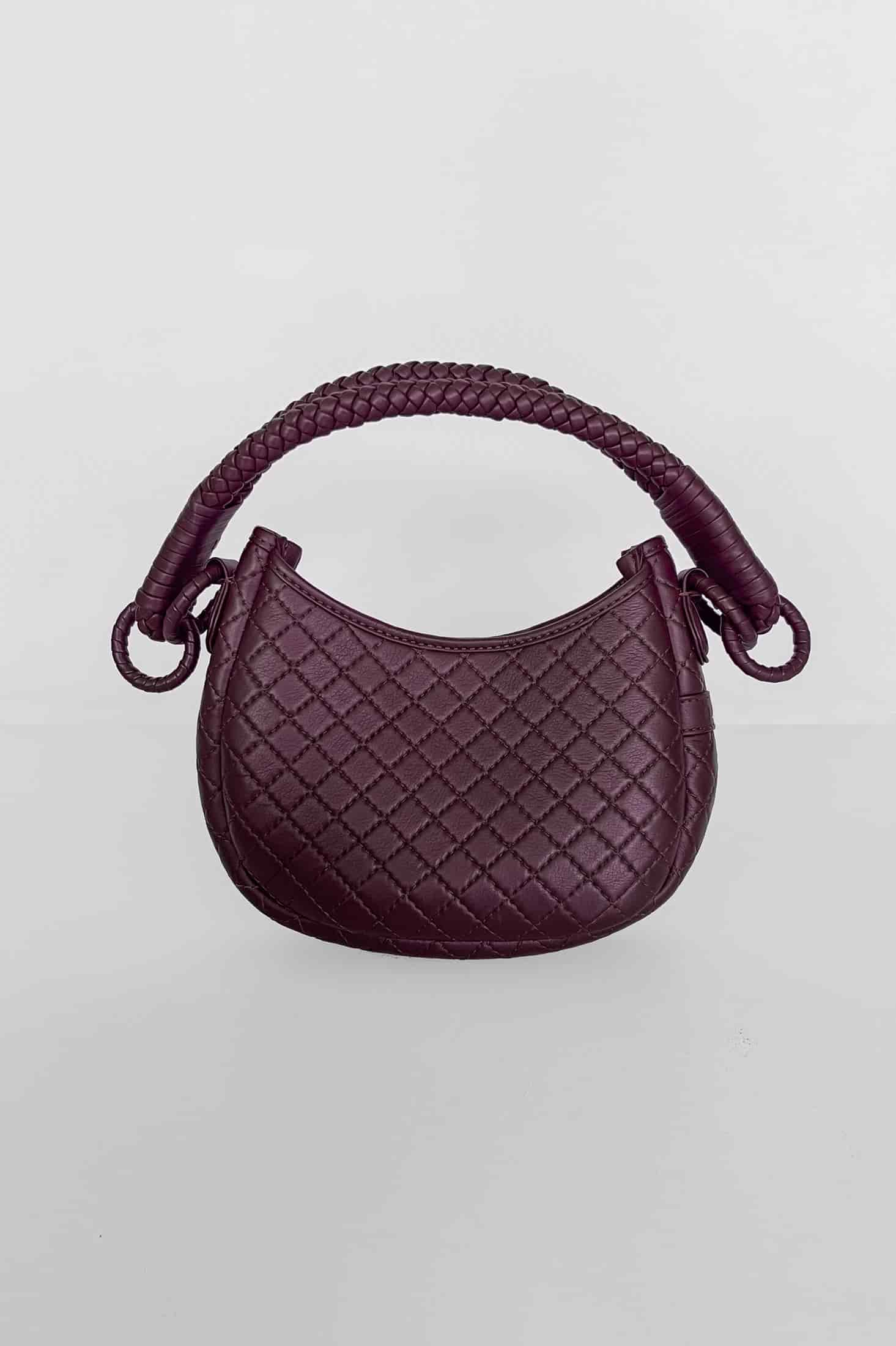 Saddle Mini, Shoulder Bag - Burgundy - miniatura 6