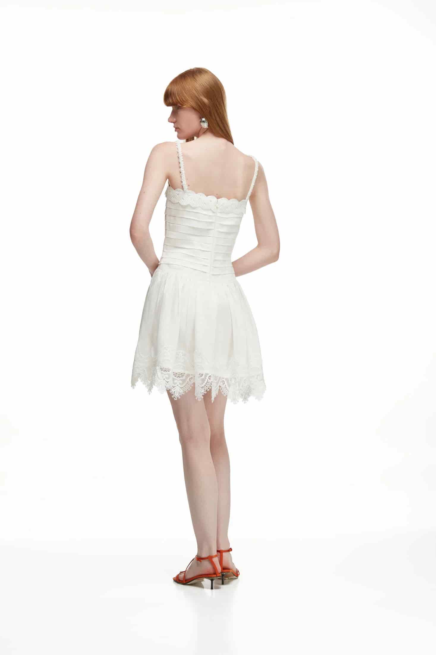 CLARA MINI DRESS WHITE - miniatura 2