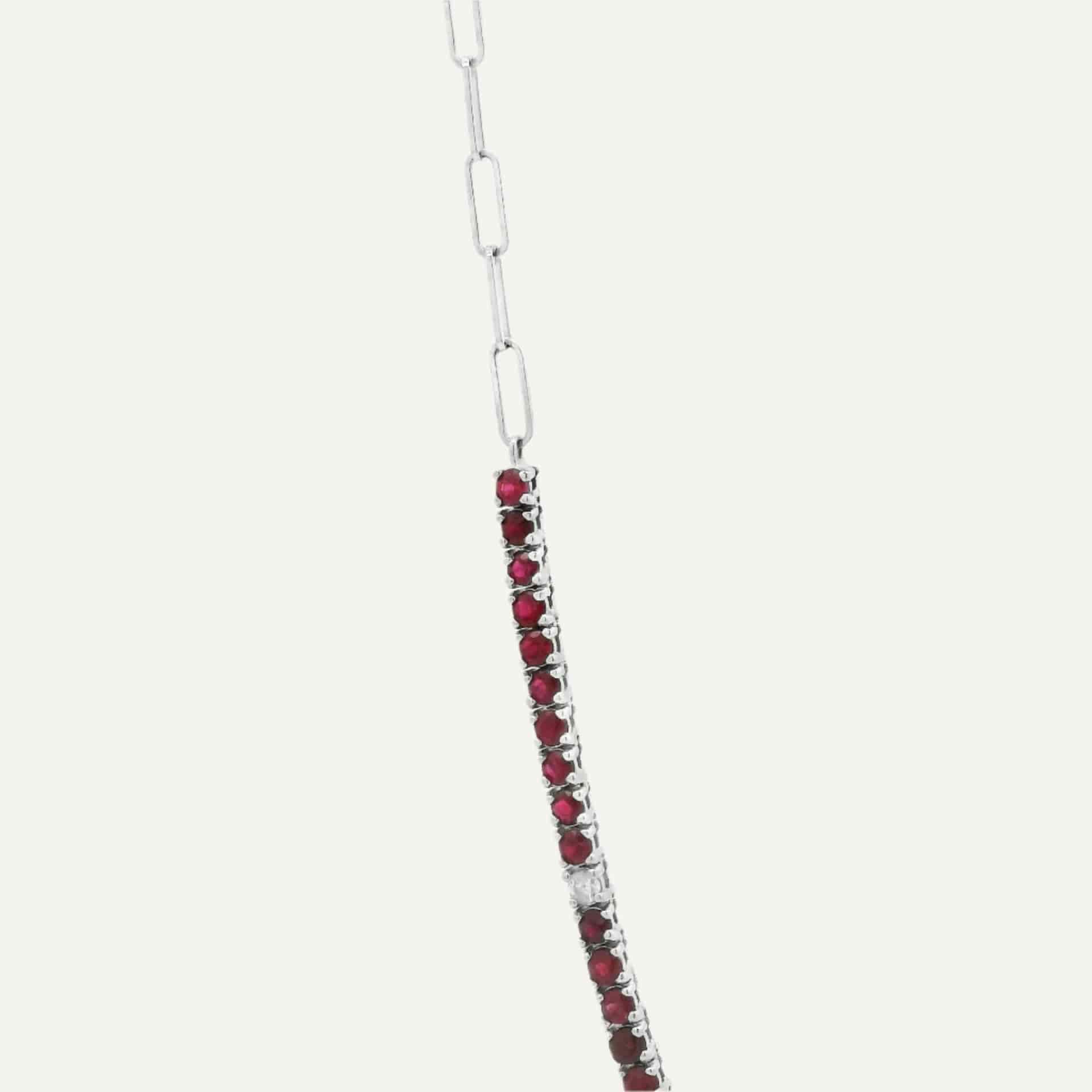 Cadena Clip tennis color 14K - miniatura 2