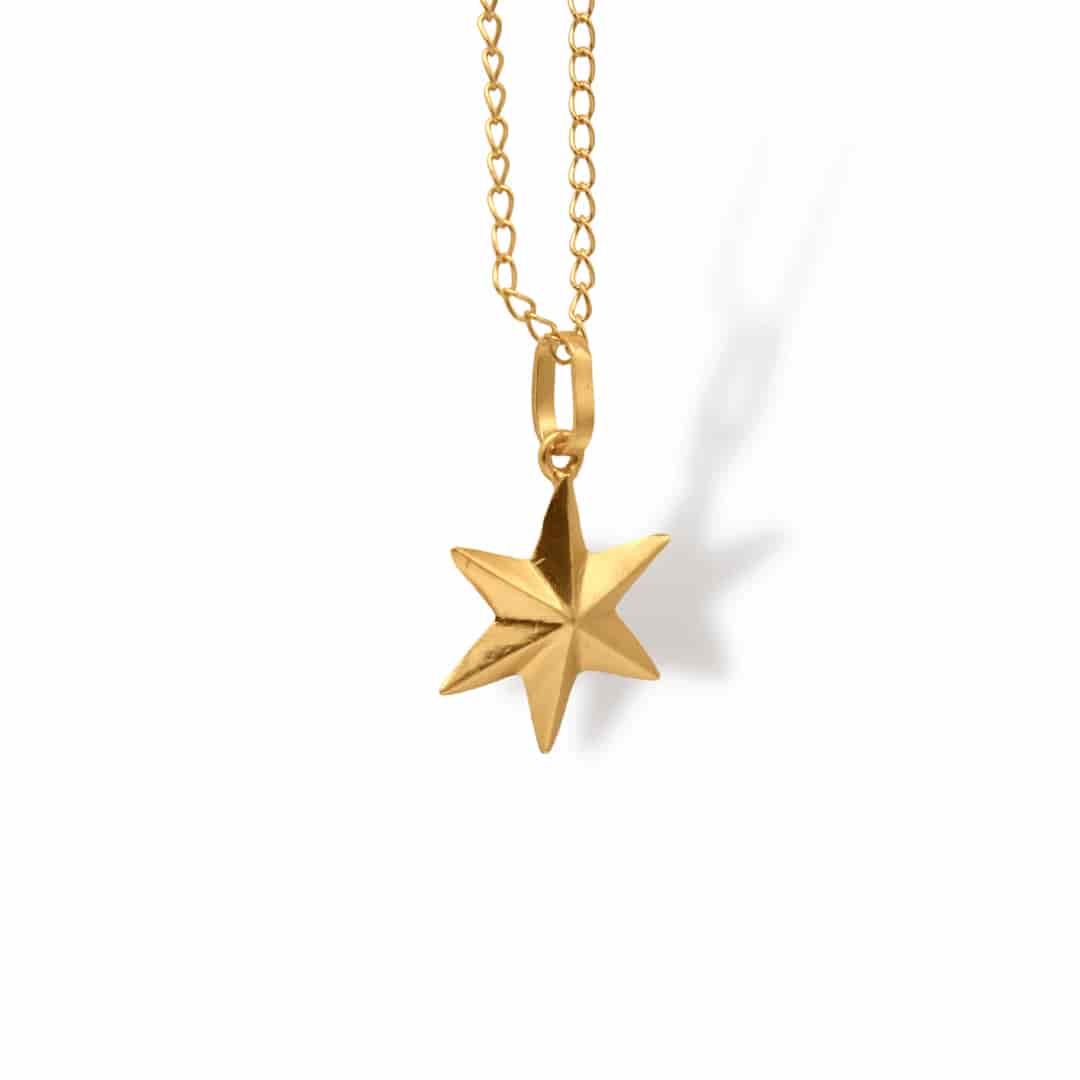 Cadena con estrella grande - miniatura 1
