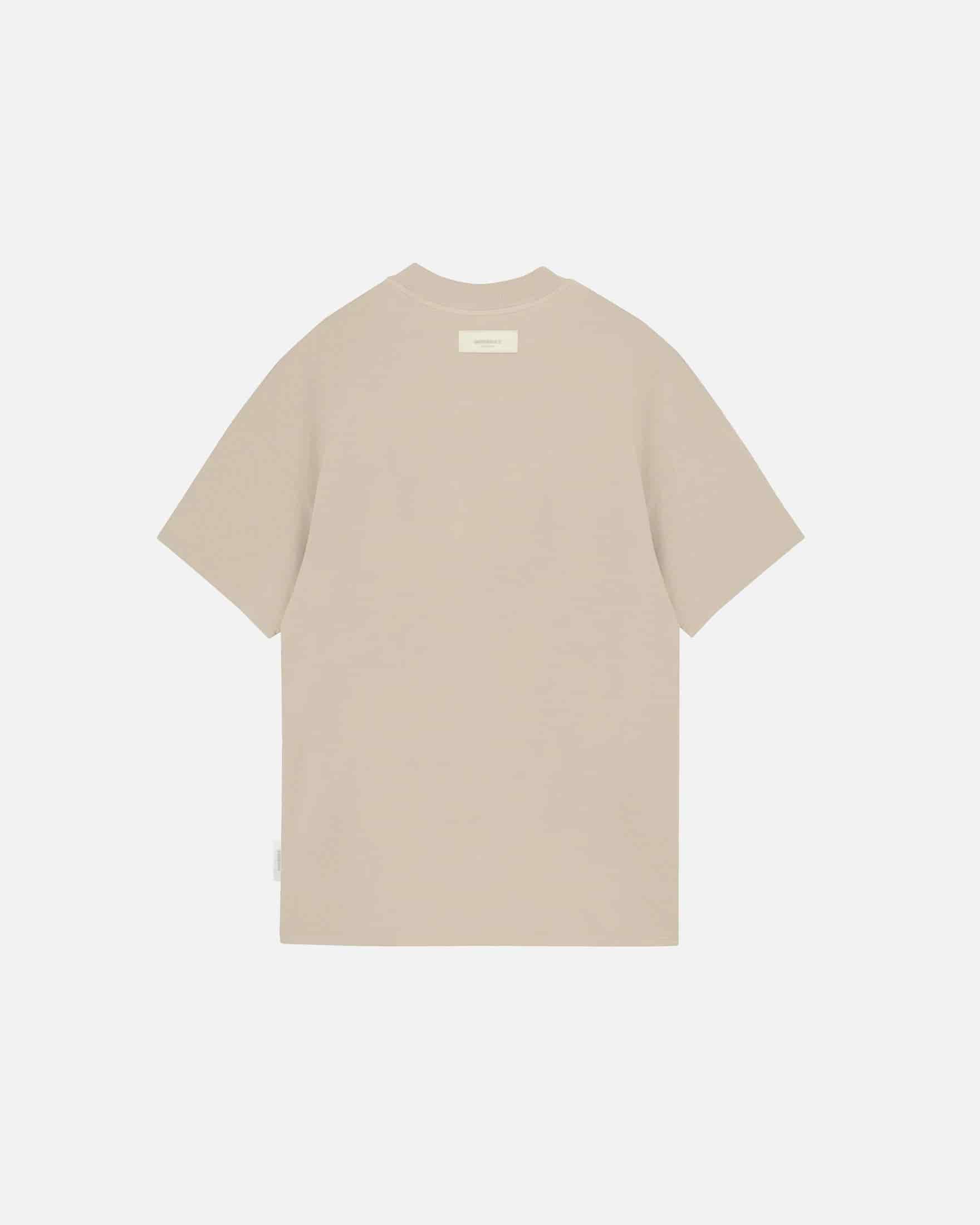 Basics Tiny Logo Regular Fit T-shirt Cream - miniatura 3