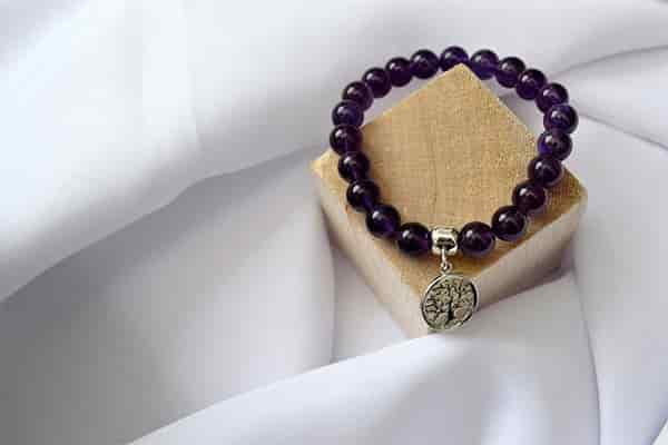 Pulsera Amatista dije árbol de la vida mini - miniatura 2