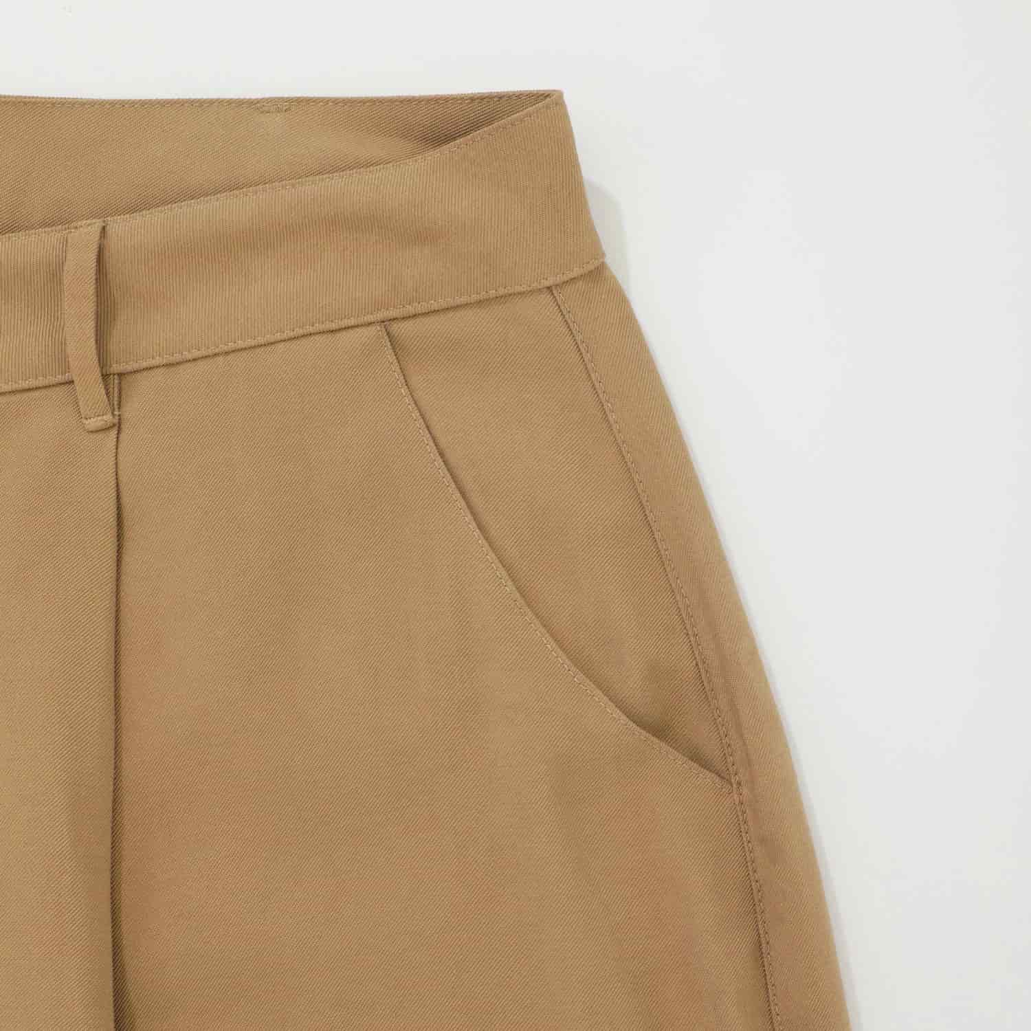 Wide Leg Trousers - Khaki - miniatura 8