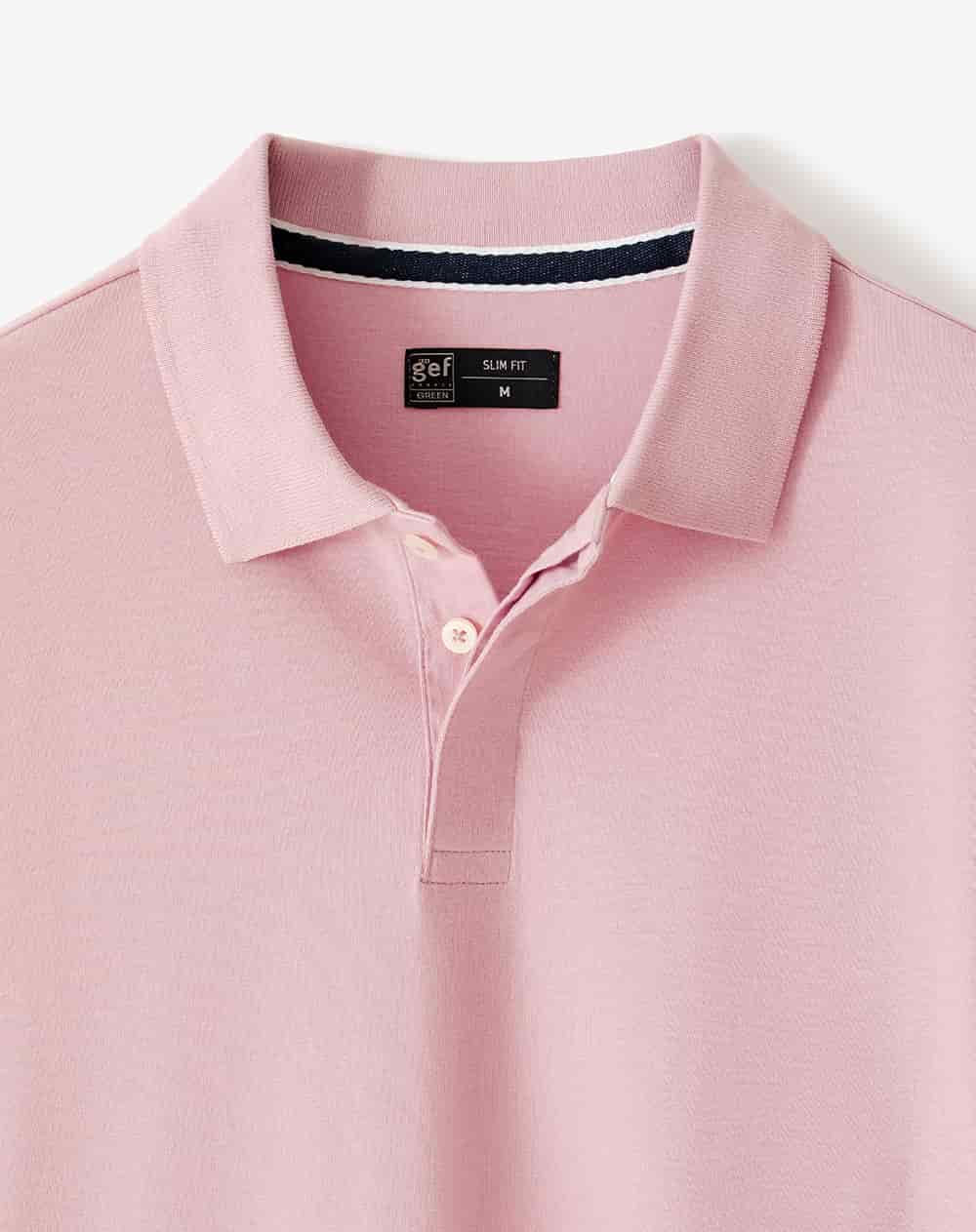 Polo slim palo de rosa hombre - miniatura 6