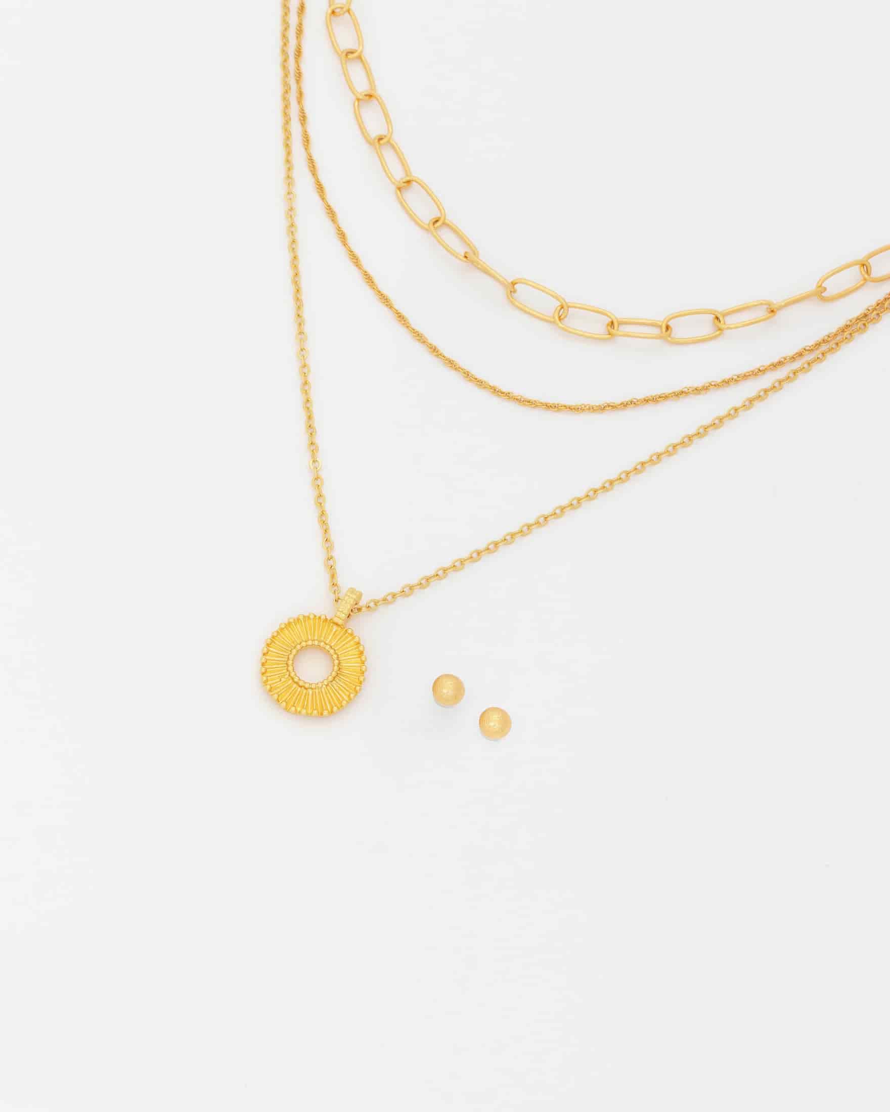 Set X3 Collares Destellos + Aretes - miniatura 2