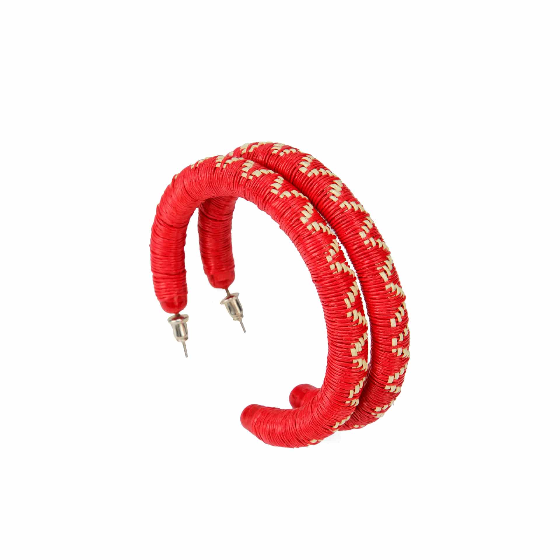 Aretes Werregue Rojos - miniatura 3