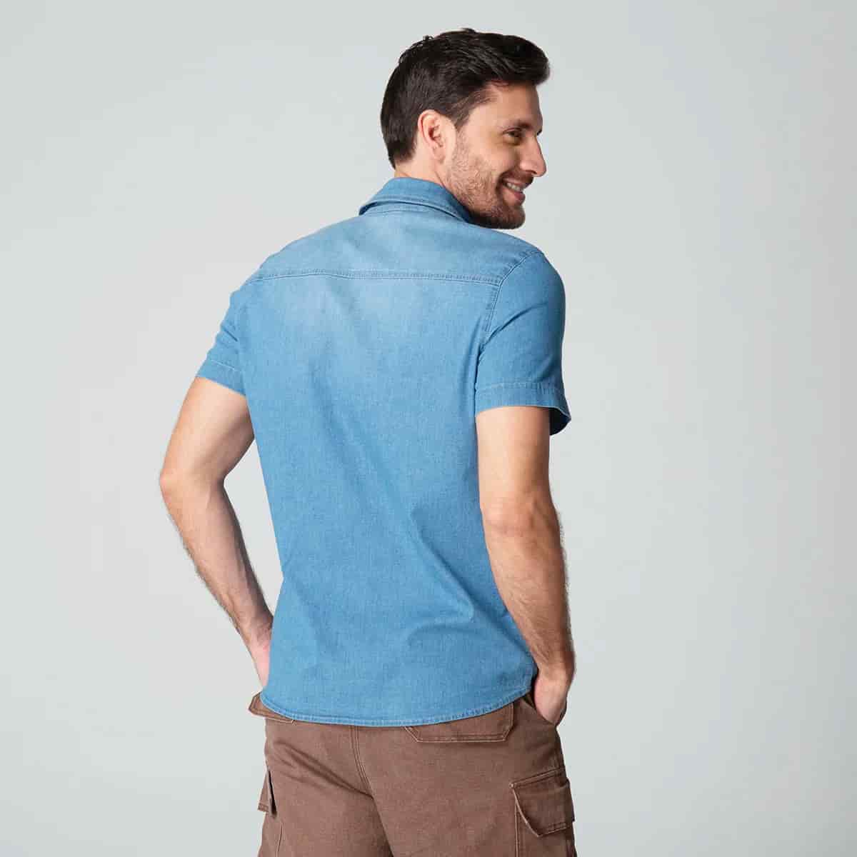 Camisa Denim Regular Texas - miniatura 3