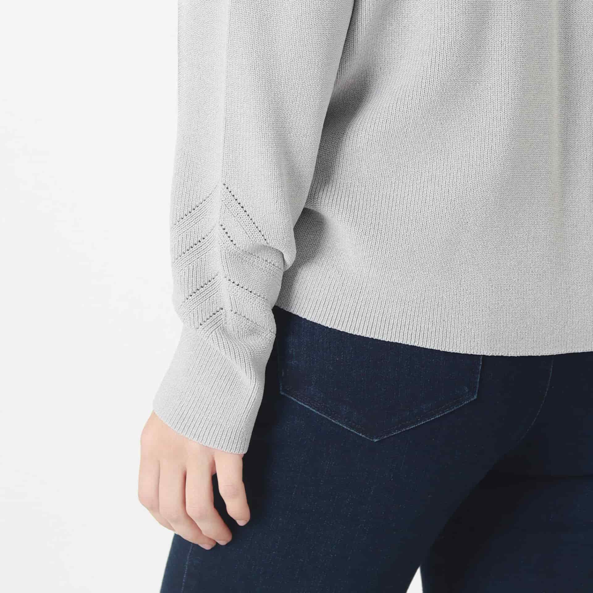 Sweater Cuello Redondo Manga Larga - miniatura 2