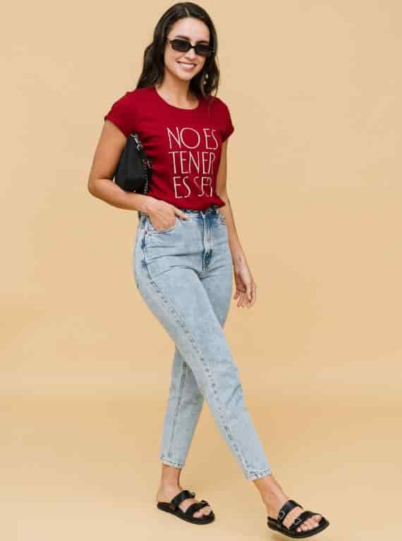 CAMISETA NO ES TENER ES SER - miniatura 2