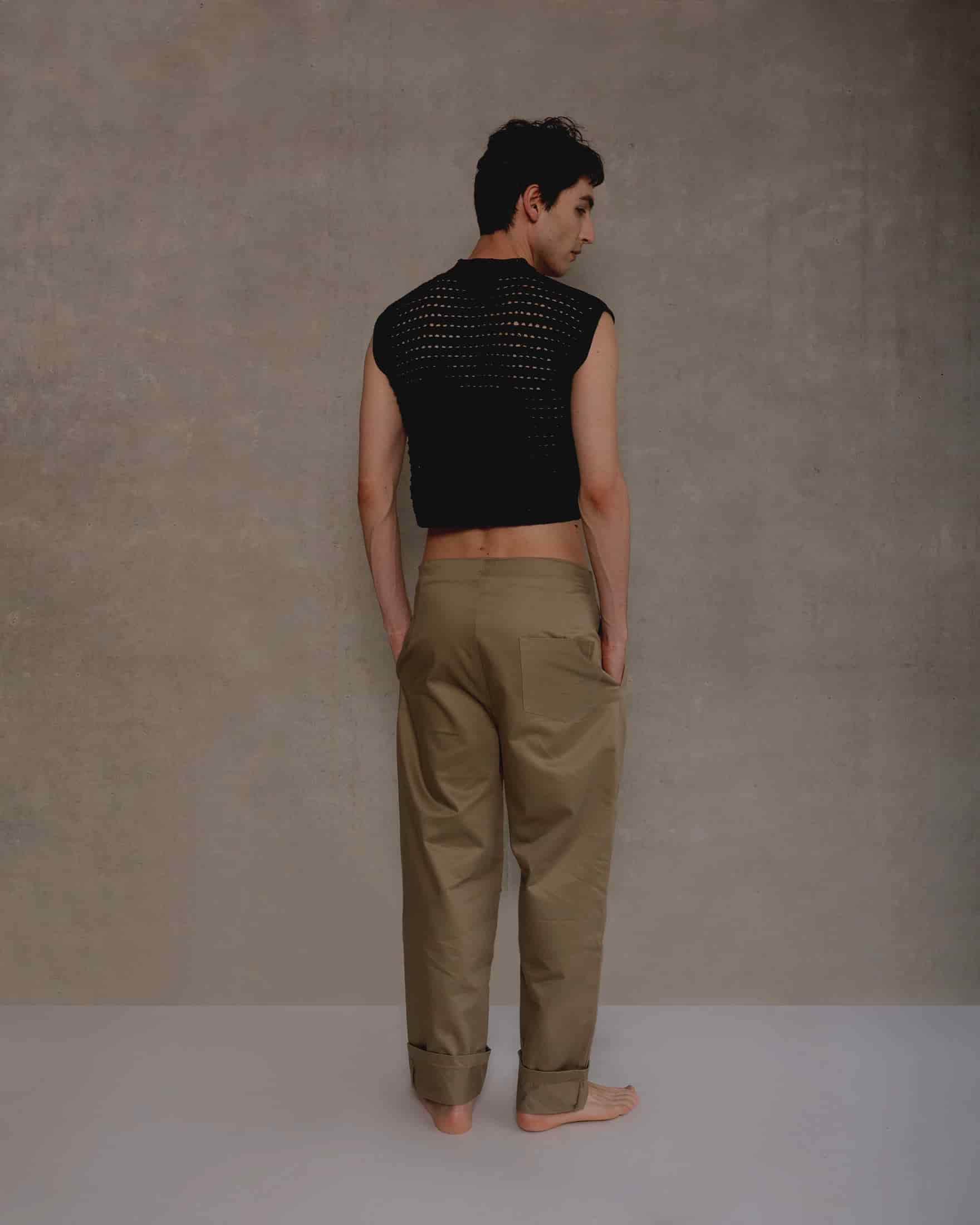 Dave Beige Trousers Man - miniatura 2