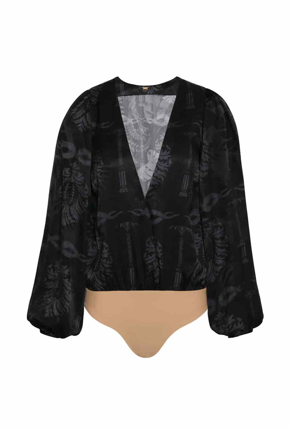 Sambale Jacquard Bodysuit / Black - miniatura 1