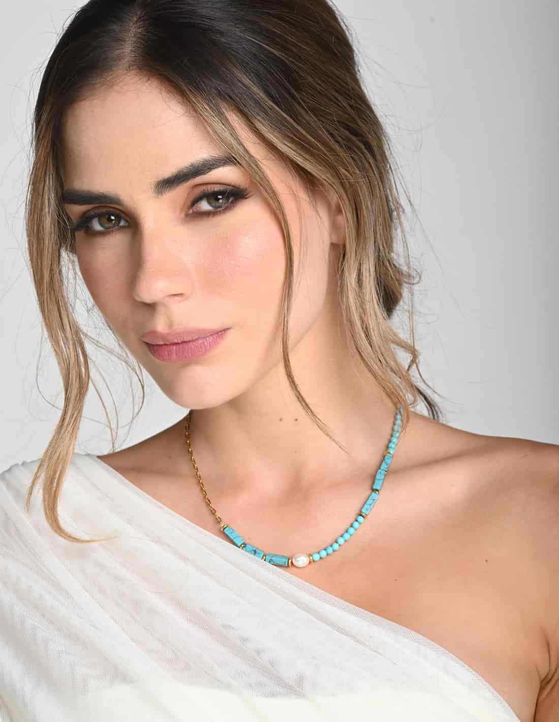 Collar Lalita Turquesa + Blue - miniatura 1