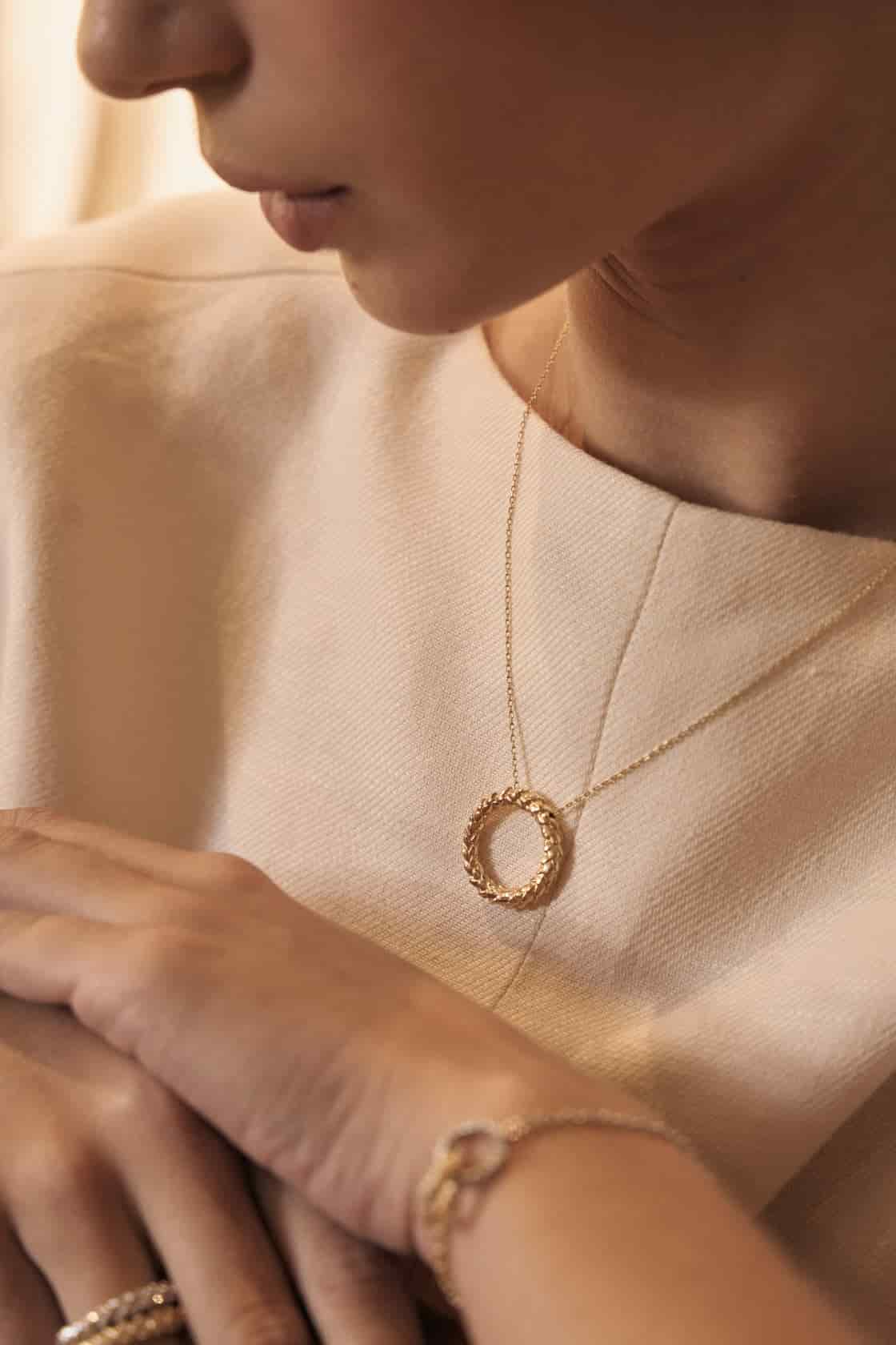 ARAUCARIA CIRCLE NECKLACE - miniatura 2