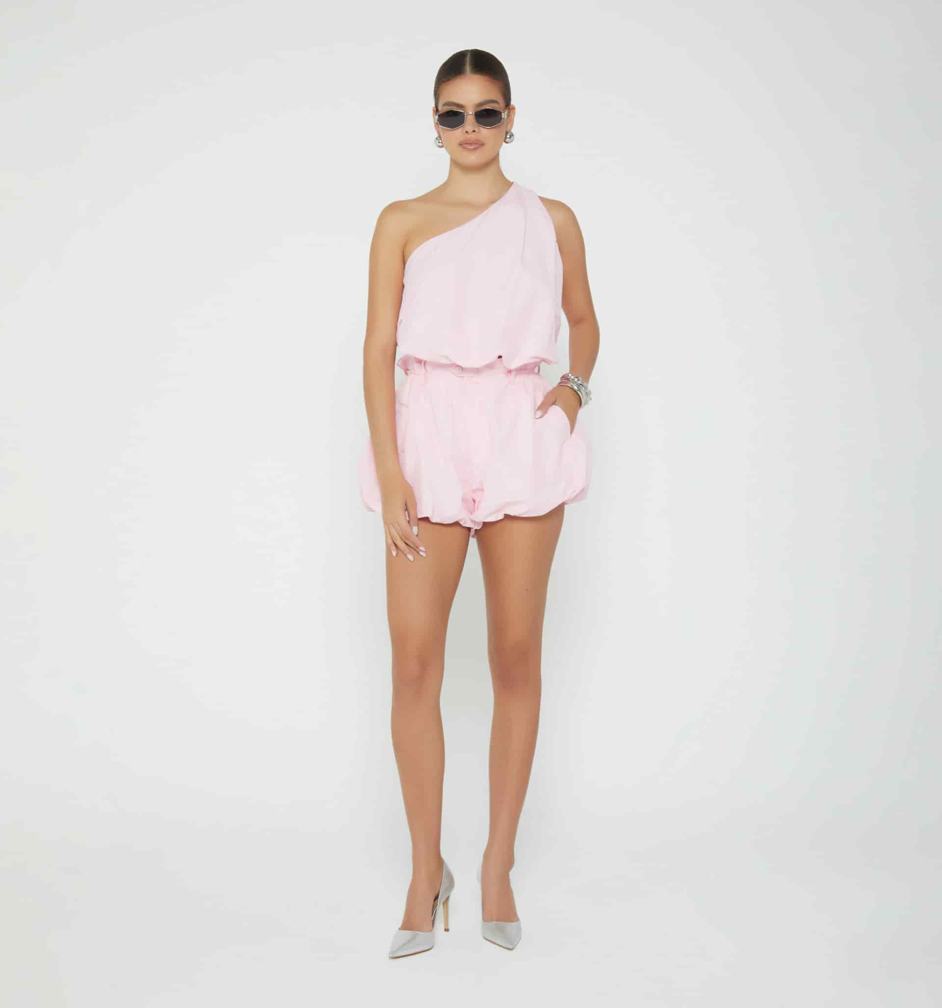 Blusa globo un solo hombro - miniatura 2