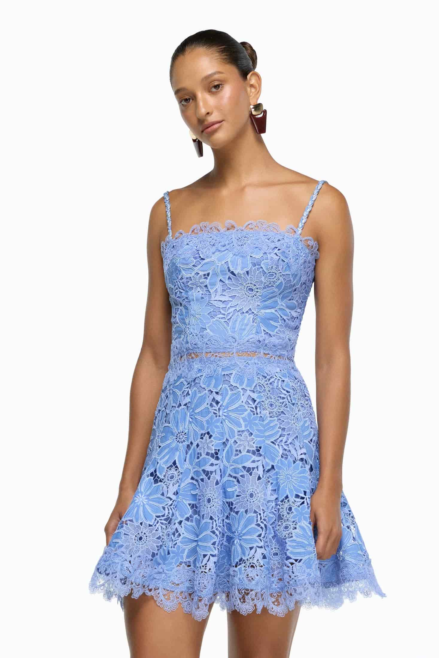ALICE MINI DRESS BLUE - miniatura 1