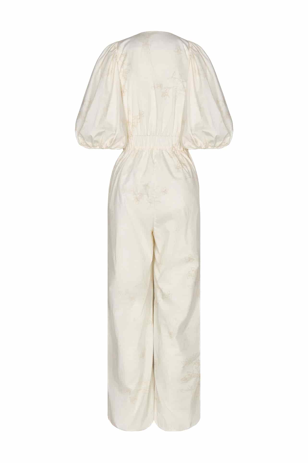 Guayacan Cotton Bio Jumpsuit / Ivory - miniatura 3