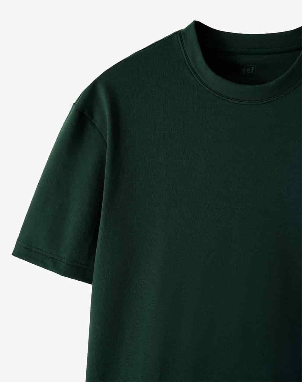 Camiseta regular manga corta verde hombre - miniatura 2