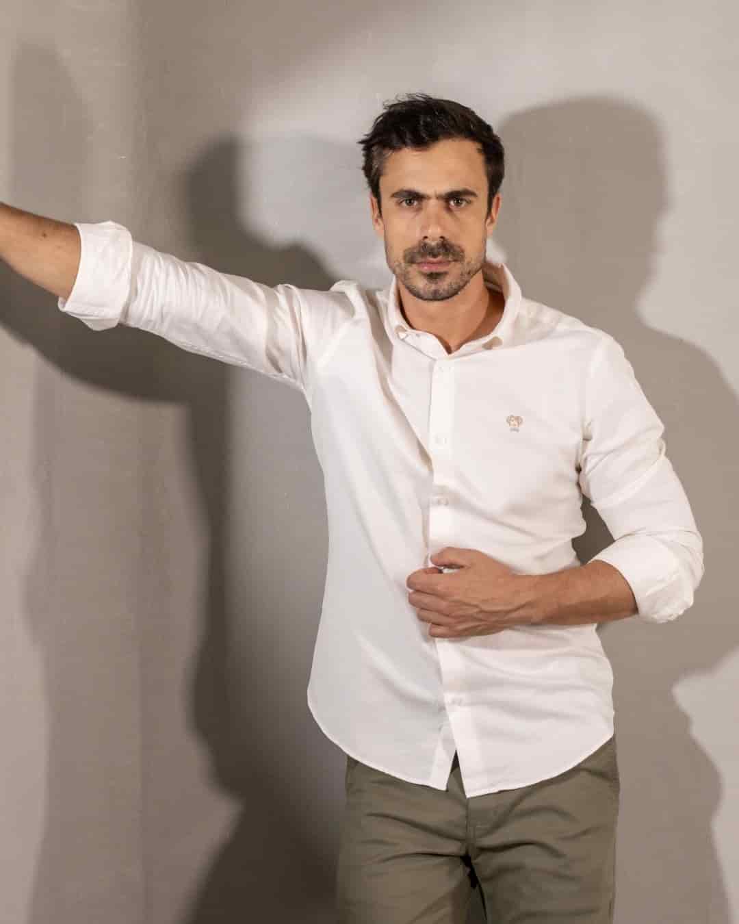 Camisa Antimanchas Oxford Ivory - Talla Regular - miniatura 9