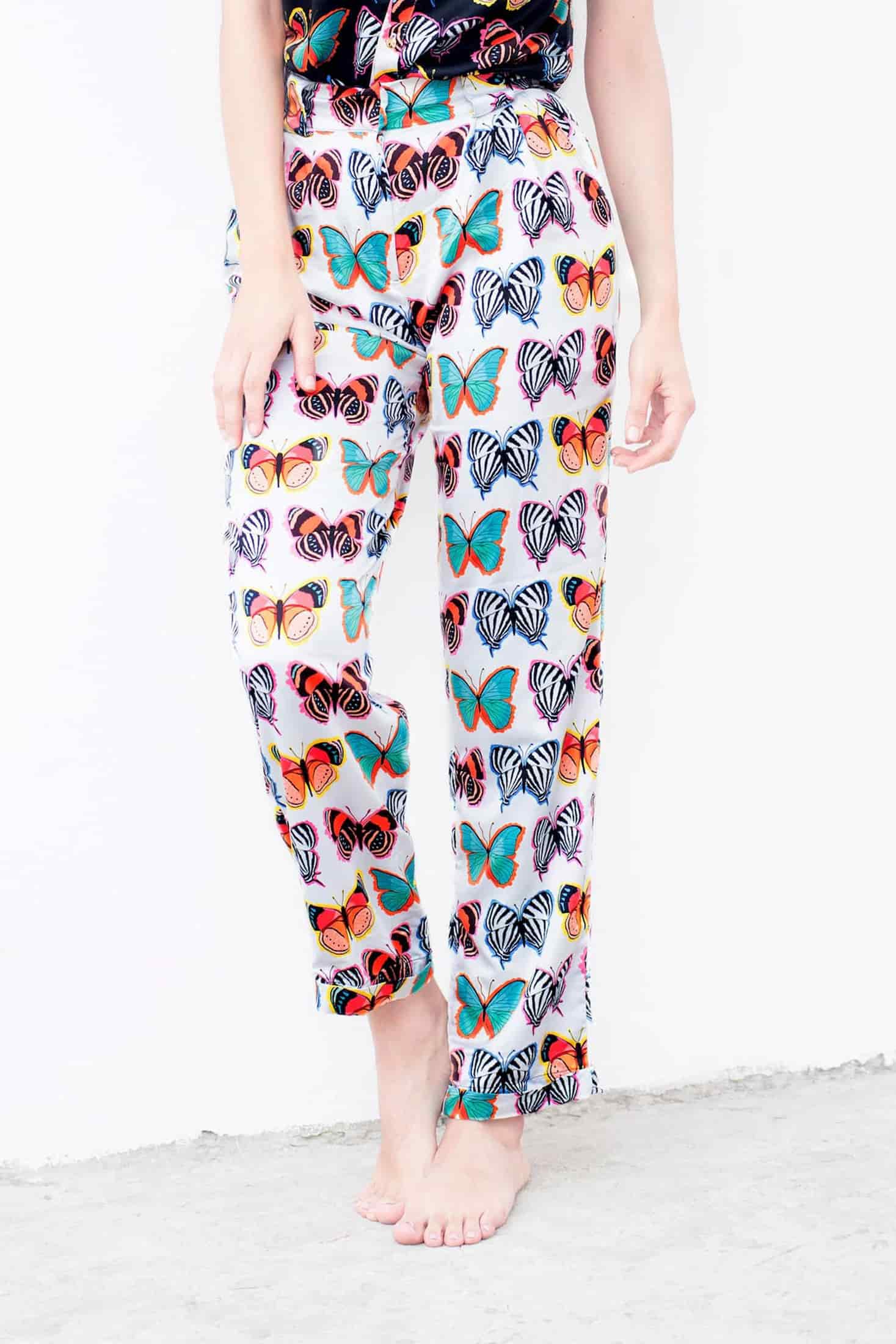 Pantalón Tierra de Mariposas Blanco - miniatura 1
