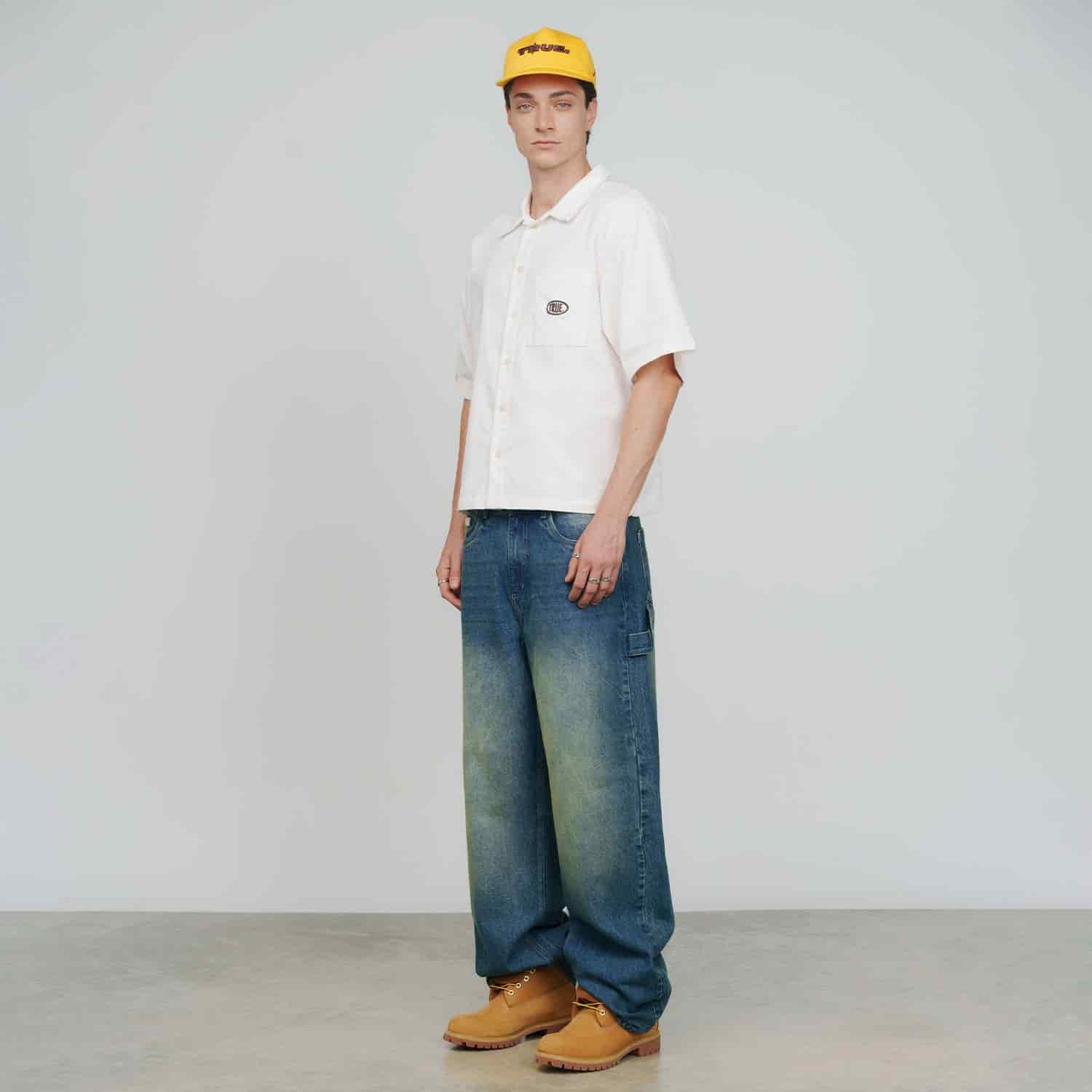 Midnight Corduroy Shirt - Cream - miniatura 5