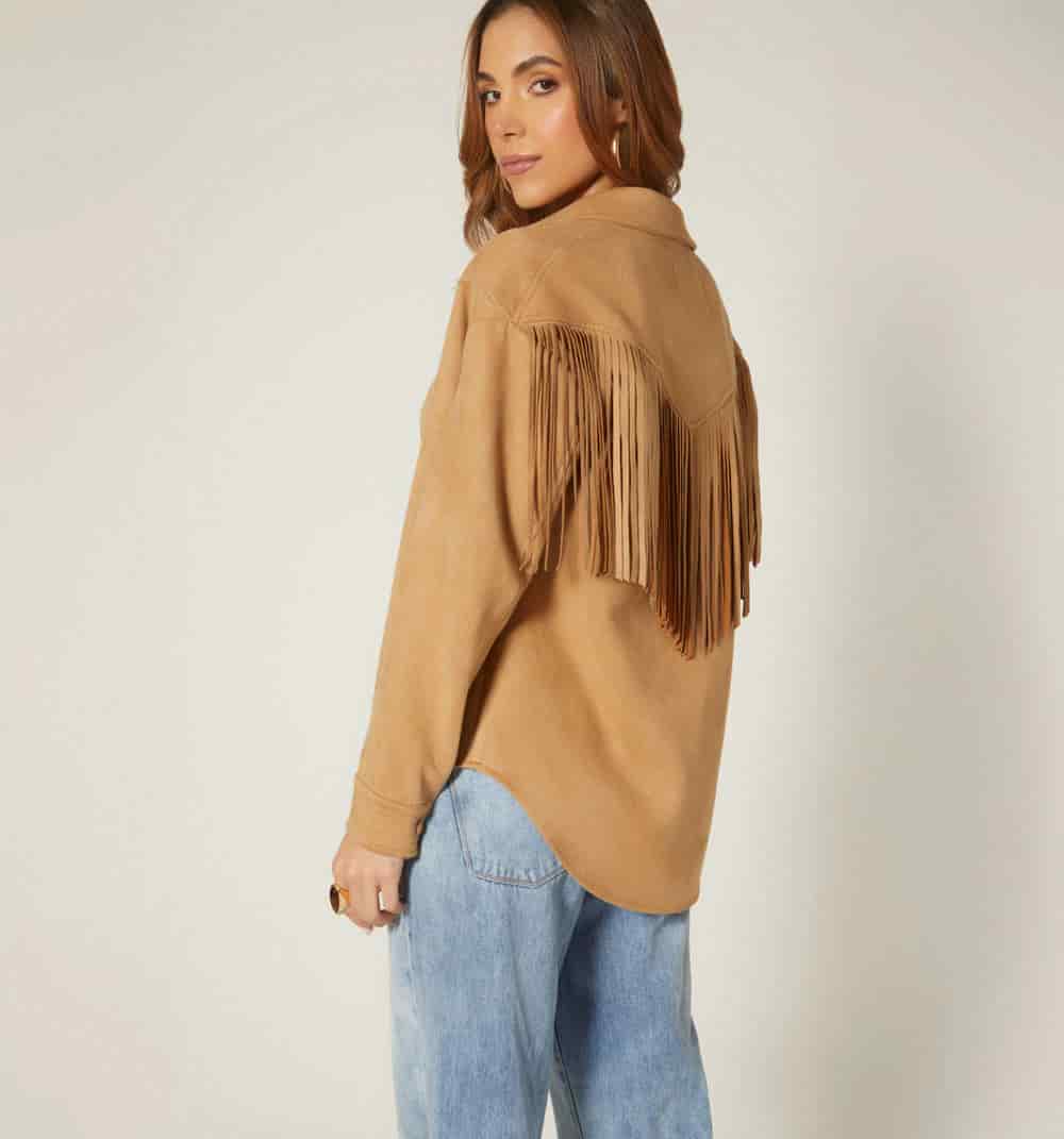 Sobrecamisa con flecos - miniatura 5