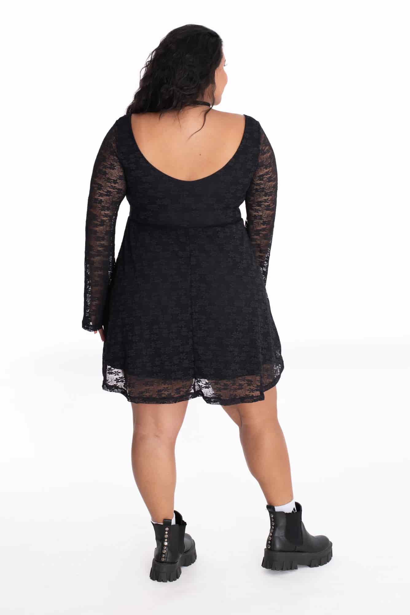 Vestido Florencia Negro - miniatura 15