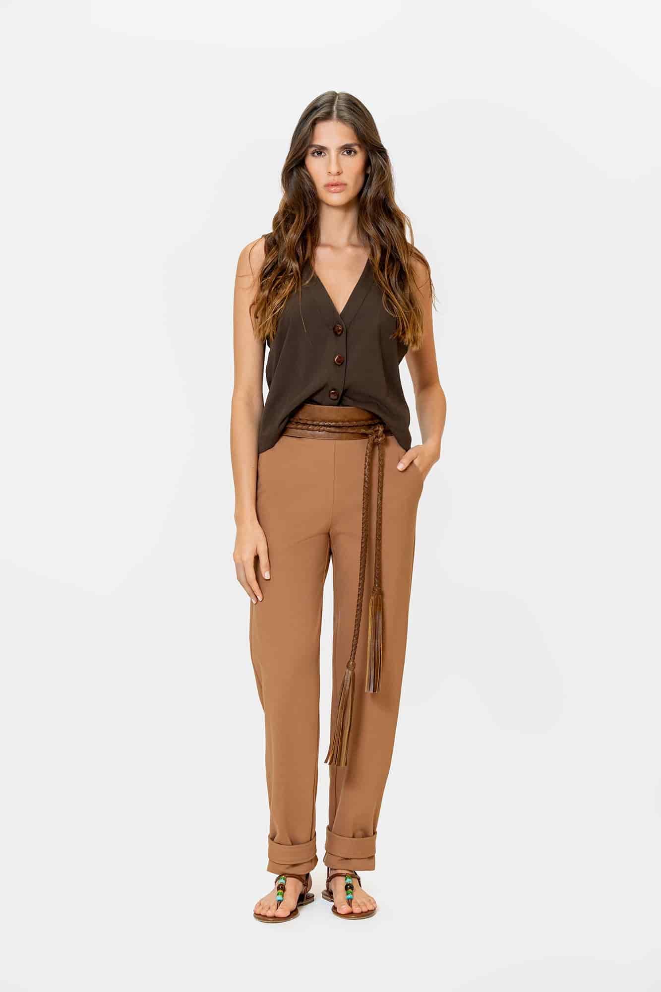 Pantalón Angola Camel - miniatura 3