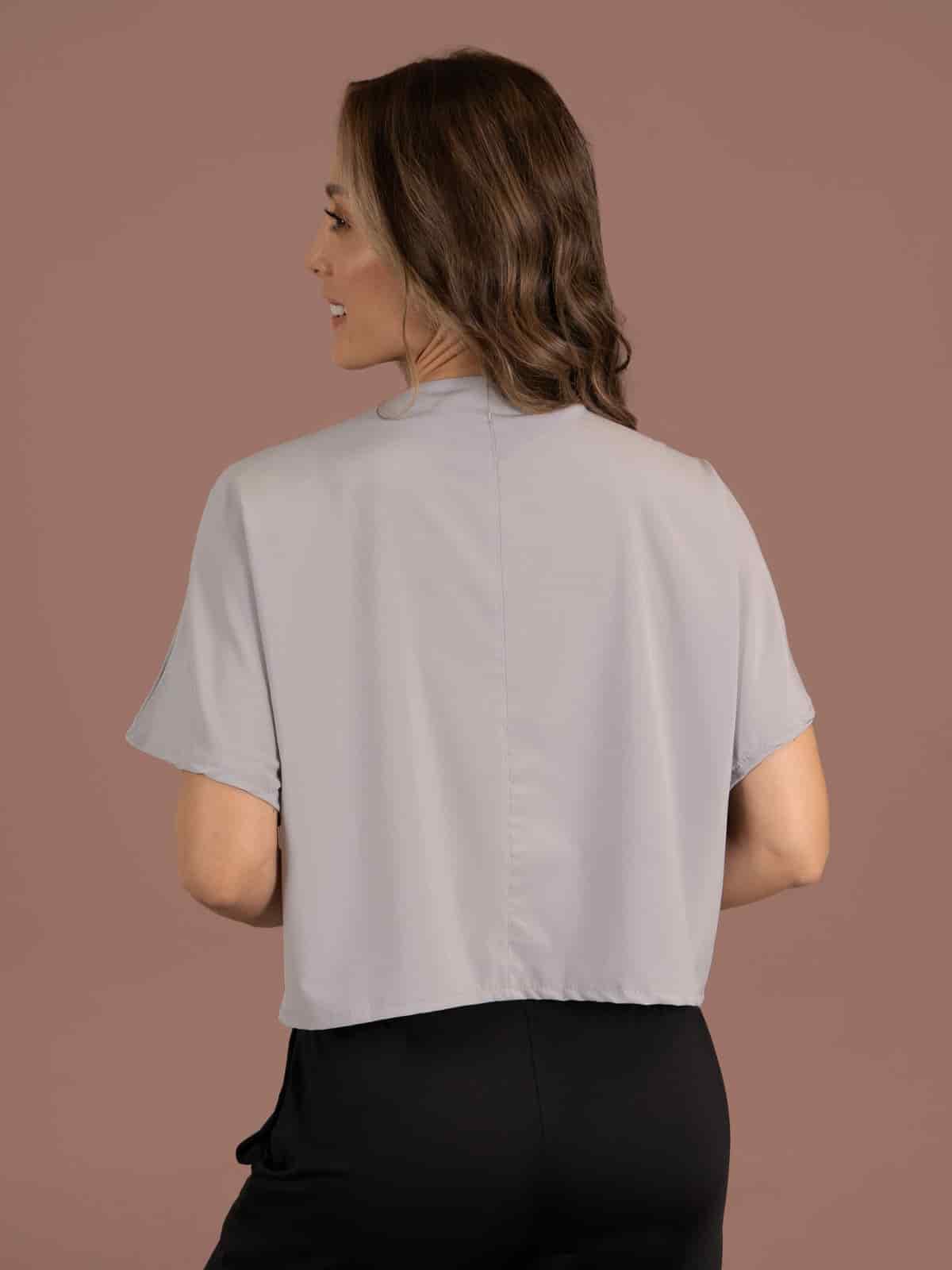 Blusa lara holly gris claro - miniatura 3